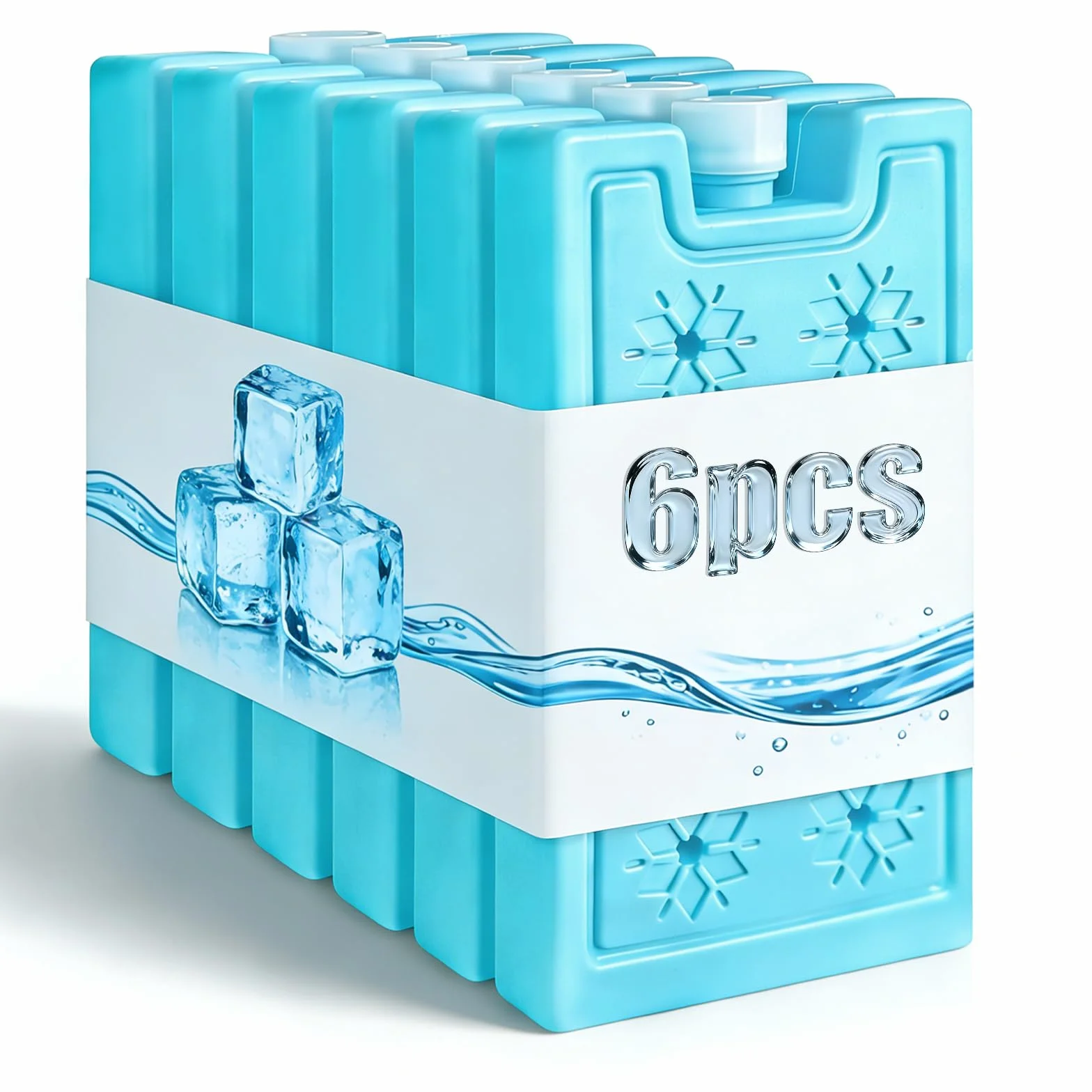 Bloc Glace Reutilisable 260ml 6 Pieces Glaciere Sac Isotherme Refrigere Voyage Camping