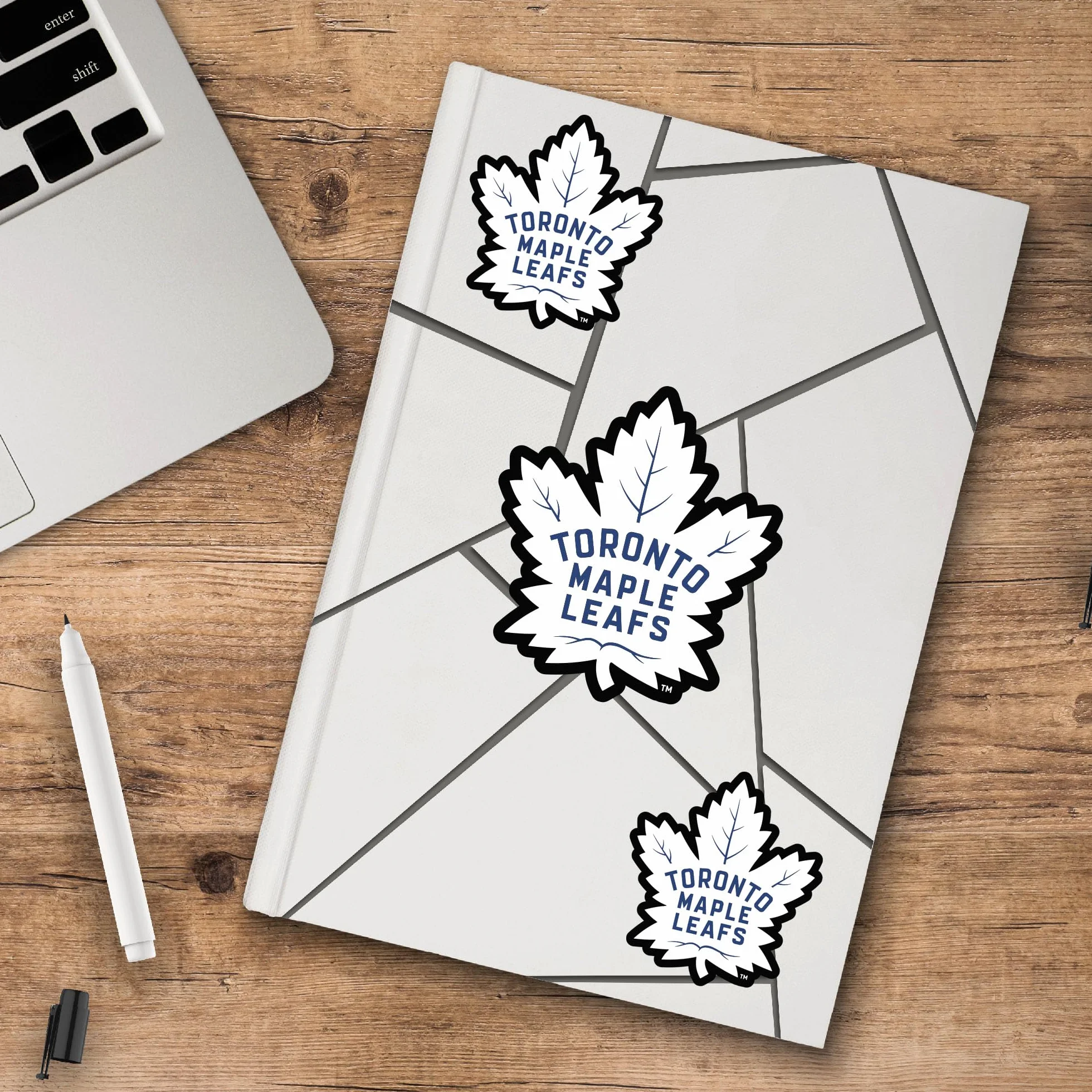 Lot de 3 autocollants NHL Team