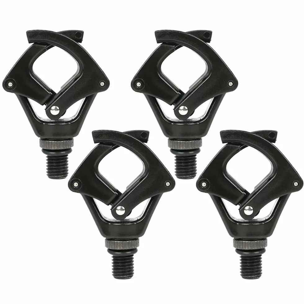 Hirisi Tackle Lot de 4 têtes de support de canne à pêche à la carpe Noir