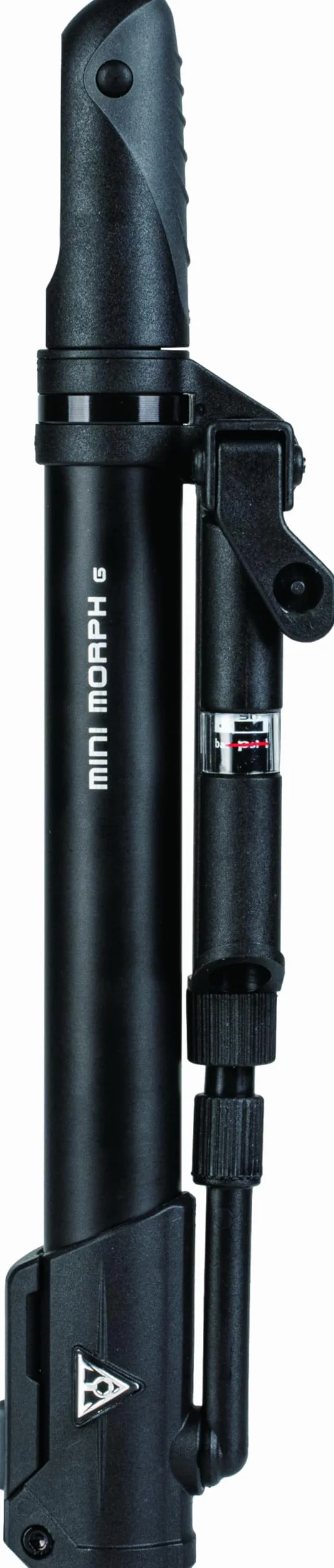 Topeak Mini Morph Pompe à Pneu de vélo avec manomètre analogique Noir