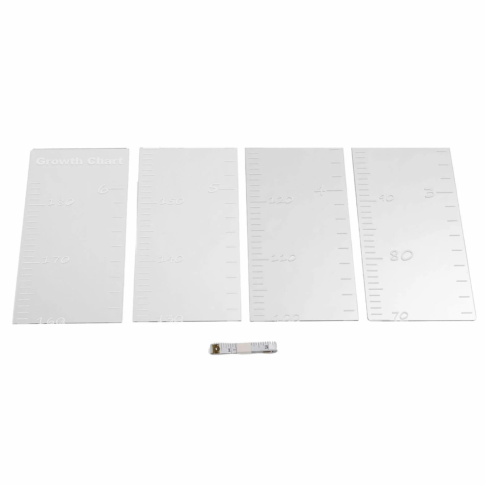 Miroir autocollant mural acrylique incassable pour règle de hauteur enfant BYERZ