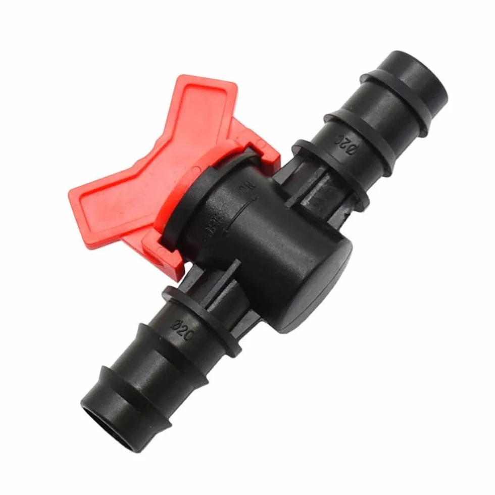 Mini vanne ø20 mm cannelée pour tuyau 20 mm extérieur