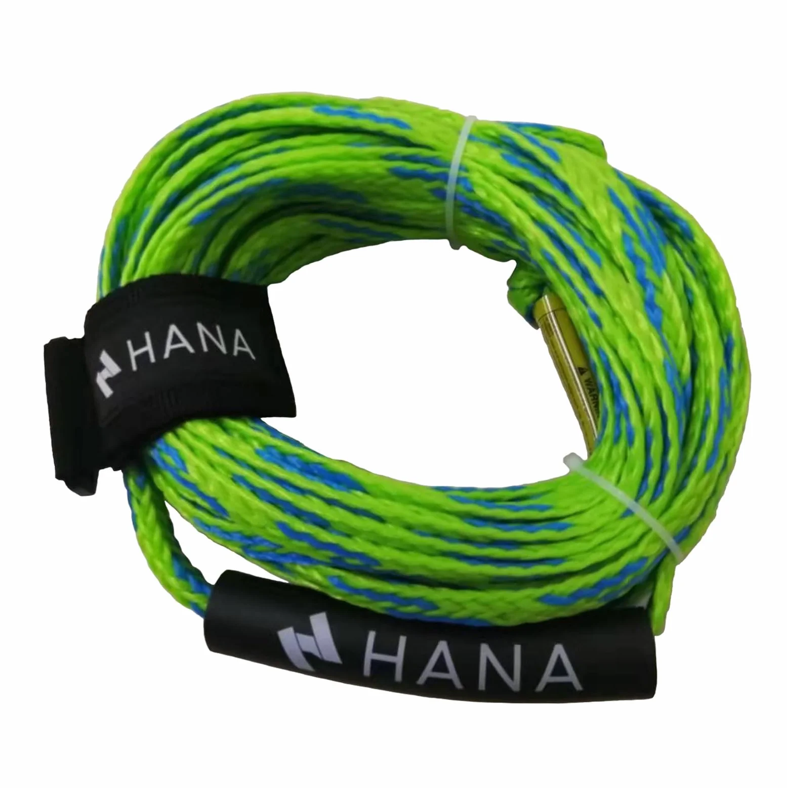 HANA Corde de Traction Bouée Tractée – Modèle 1-2P (1077kg) ou 3-4P (1882kg) – Polypropylène 16 Brins Flottant – Longueur 15,2m – Haute Visibilité Vert Fluo – Résistance UV et Anti-Enroulement