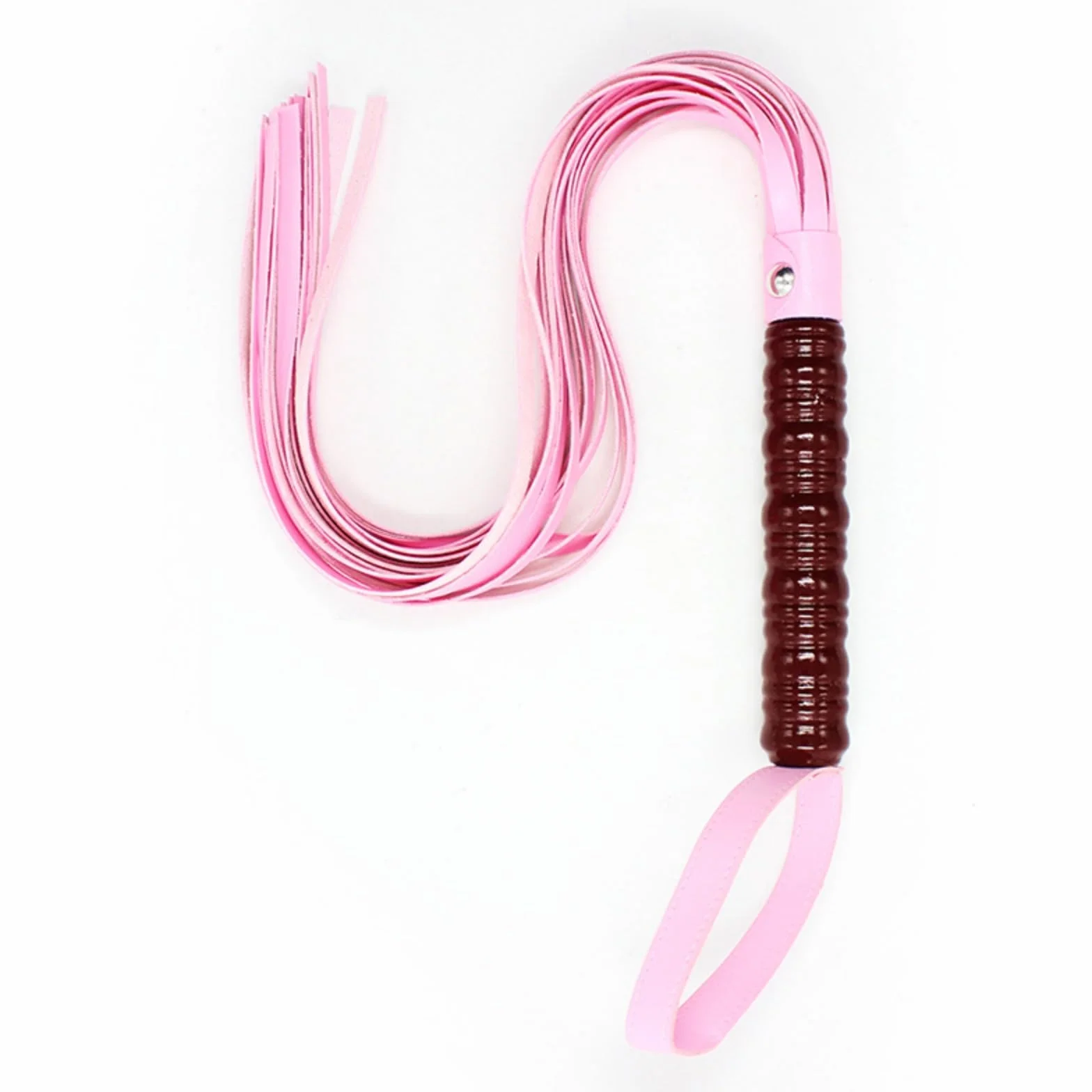 Générique Cravache en Cuir, cravache d'équitation, Accessoire pour Sports équestres-FRB4 (Rose)