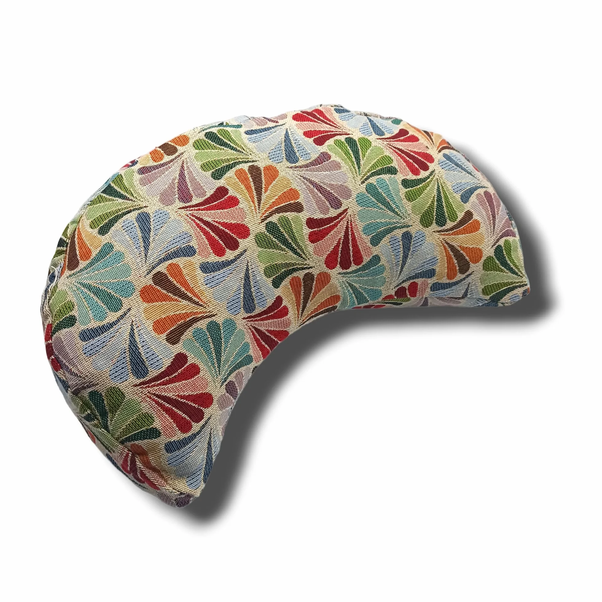 Coussin Yoga éventail, zafu, Coussin Meditation, Coussin Demi Lune, zafu Meditation, zafu Demi Lune, Coton et cosses de Sarrasin, Fait à la Main à Barcelone