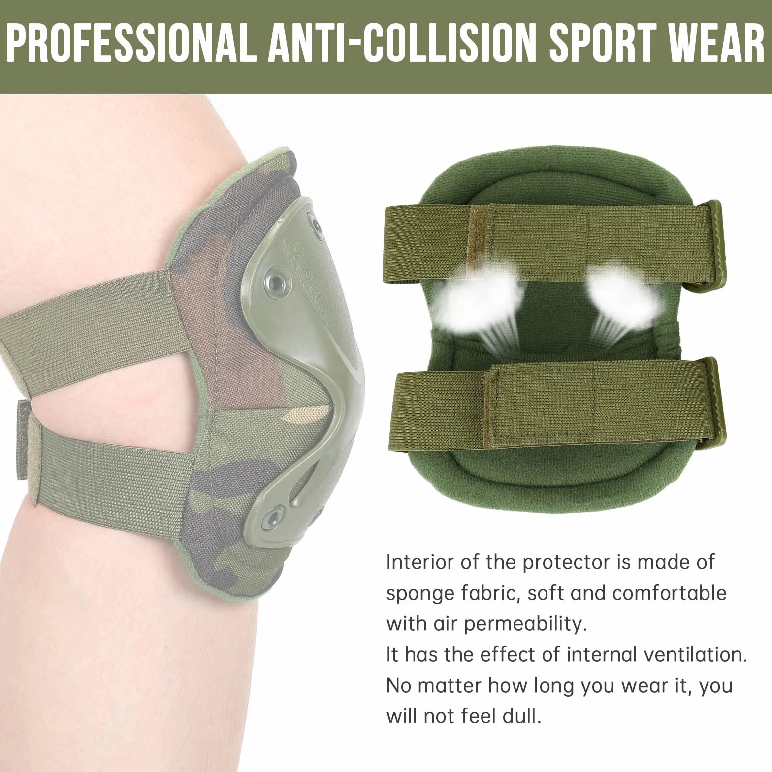BAIGIO Genouillères tactiques - Coudières militaires - Pour CS Paintball Chasse Airsoft
