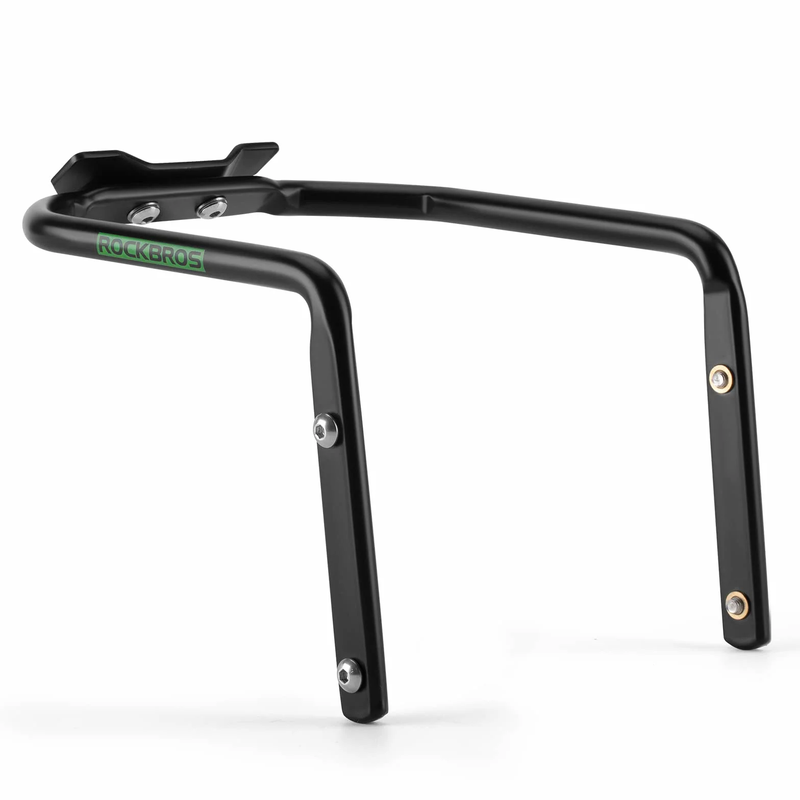 ROCKBROS Support de Porte-Bidon Vélo sous la Selle Porte-Gourde en Alliage d'aluminium pour 2 Bidon Porte-Bouteille Vélo Stable Durable Noir