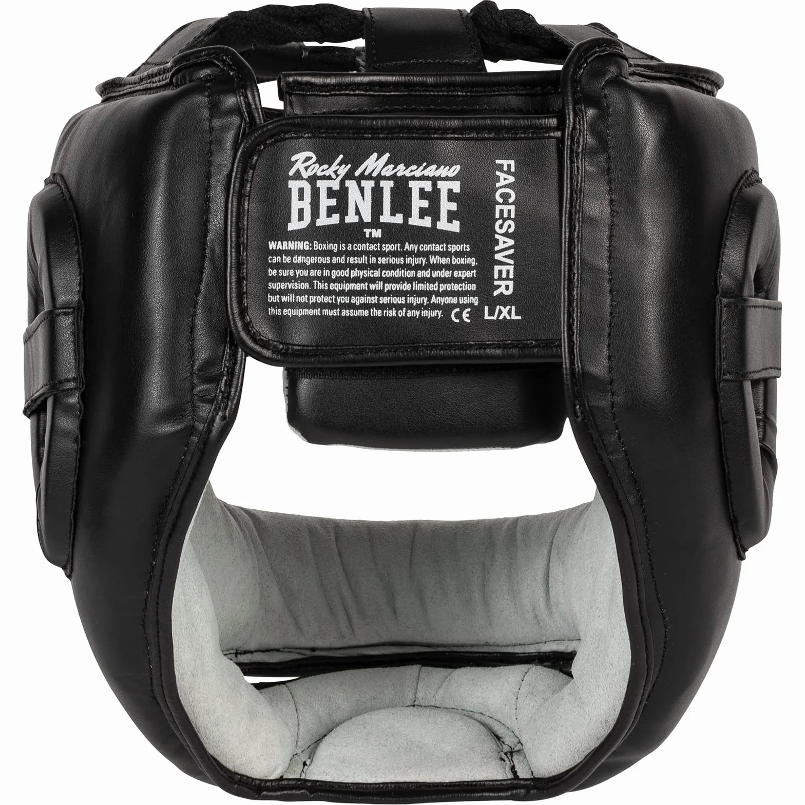 BenLee Head Guard Faux Leather Facesaver, Couleur:Black, Taille:L/XL