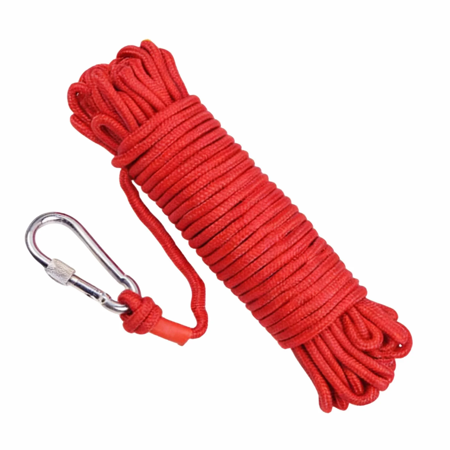 Corde flottantes 6mm 10M Cordettes polypropylène, Cordage en Polypropylène avec Mousqueton Inoxydable, Haute Visibilité et Résistance aux Intempéries, pour Kayak, Jet Ski, Rafting, et Camping