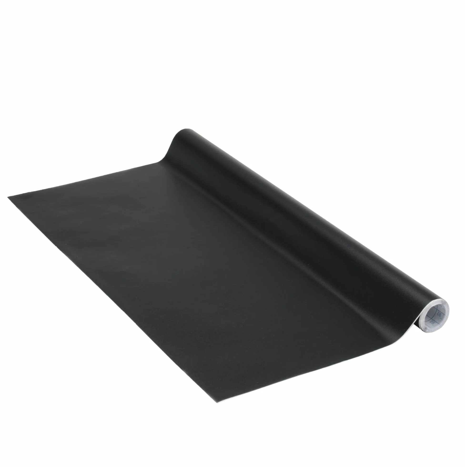 Venilia Film adhésif Meuble Noir 45x200 cm, Vinyle repositionnable pour Armoire, Table et Cuisine