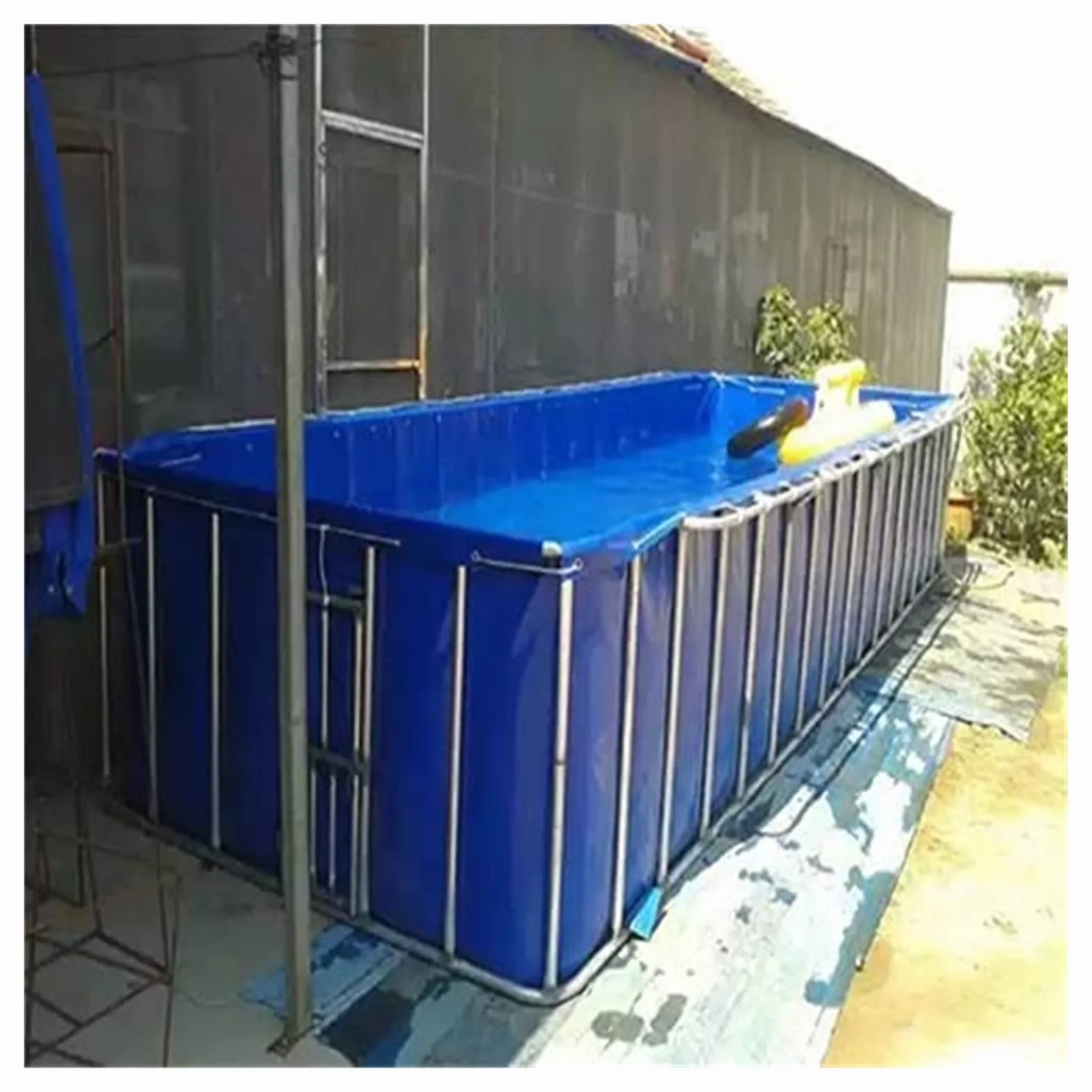 Revêtement d'étang de pisciculture imperméable en toile, réservoir de stockage d'eau pour poissons