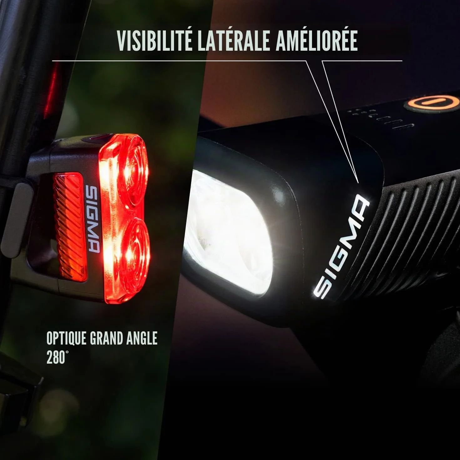 SIGMA Sport - Buster 1100 | Éclairage vélo Avant de 1100 lumens | Lumière Avant Rechargeable avec Cinq Modes d'éclairage | avec Fonction « Quick Release » pour Fixation Rapide
