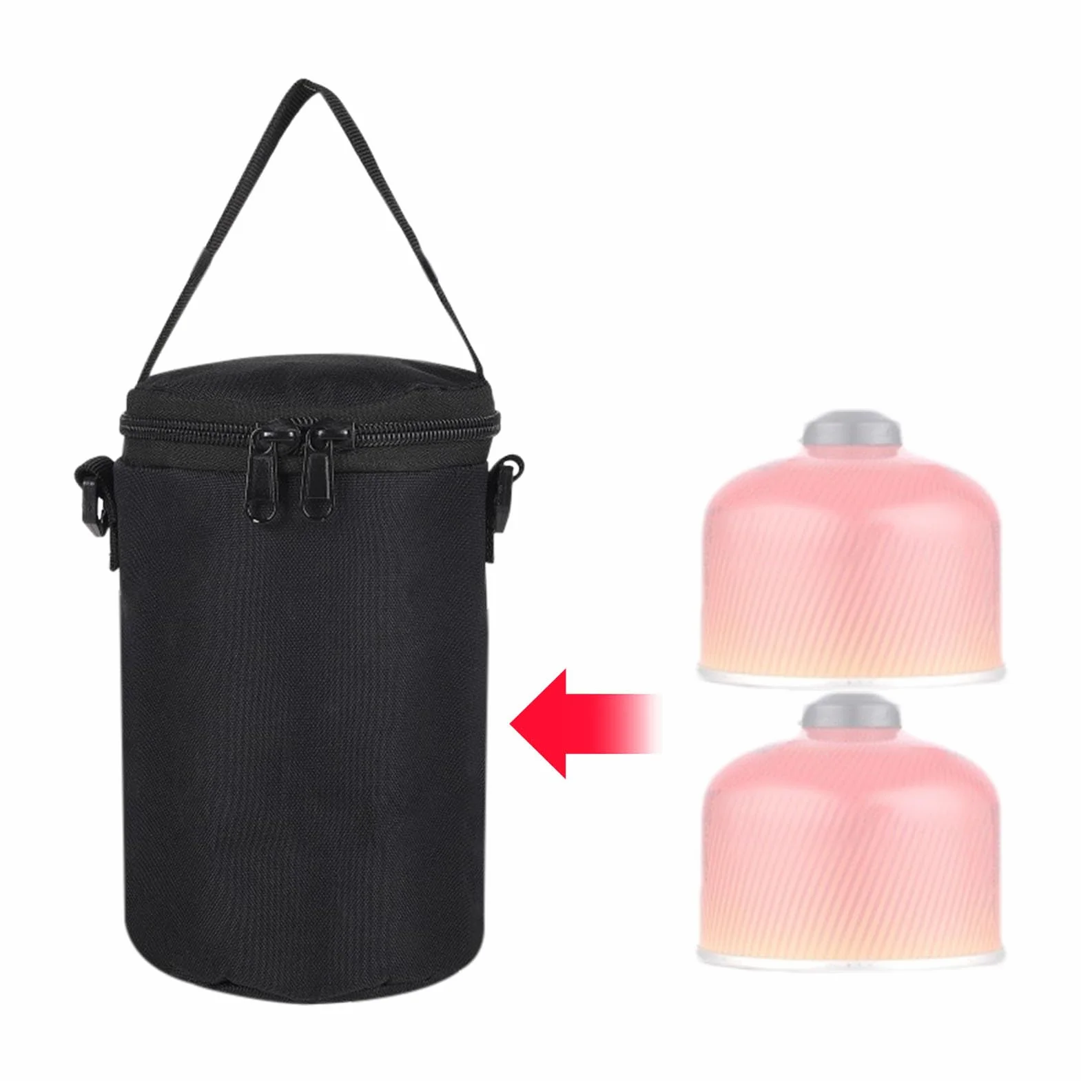 Housse de réservoir de propane pour camping-car – Rangement étanche pour bouteille d'eau, sac de transport pour camping-car, camping, barbecue, moto, activités de plein air, Noir , Refer to