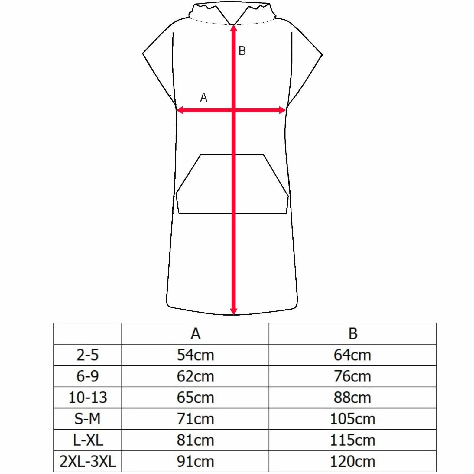 Surf Serviette Poncho pour Se Changer 100% Coton pour Adulte à Capuche en Tissu Éponge avec Poche