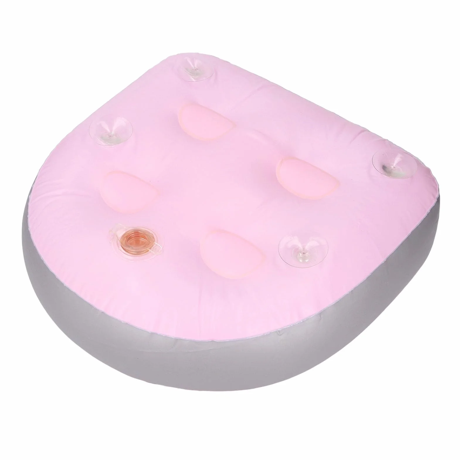 Siège Rehausseur Gonflable Antidérapant pour Piscine Spa Extérieur Pink