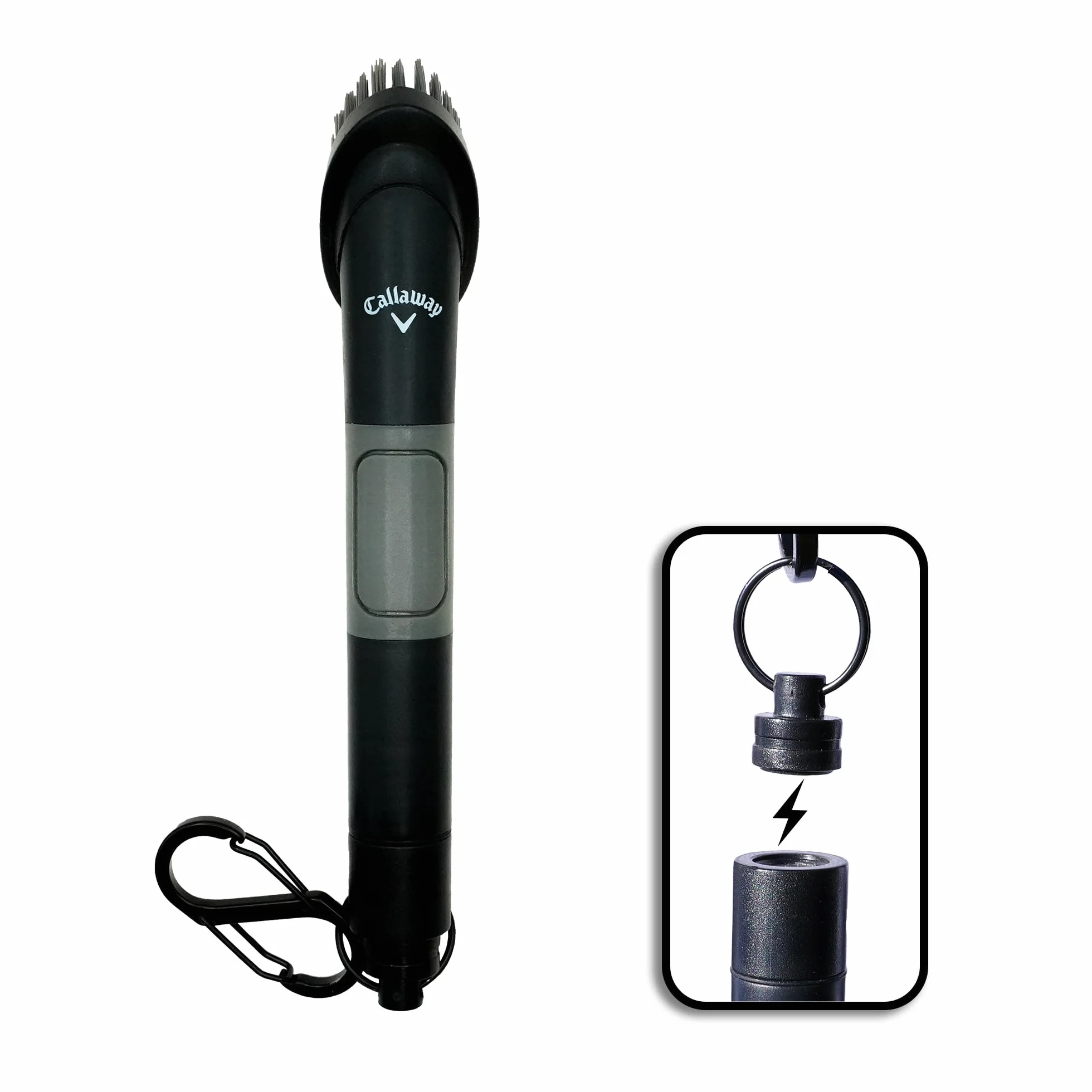 Callaway H2GO Brush Brosse pour Club de Golf Noir
