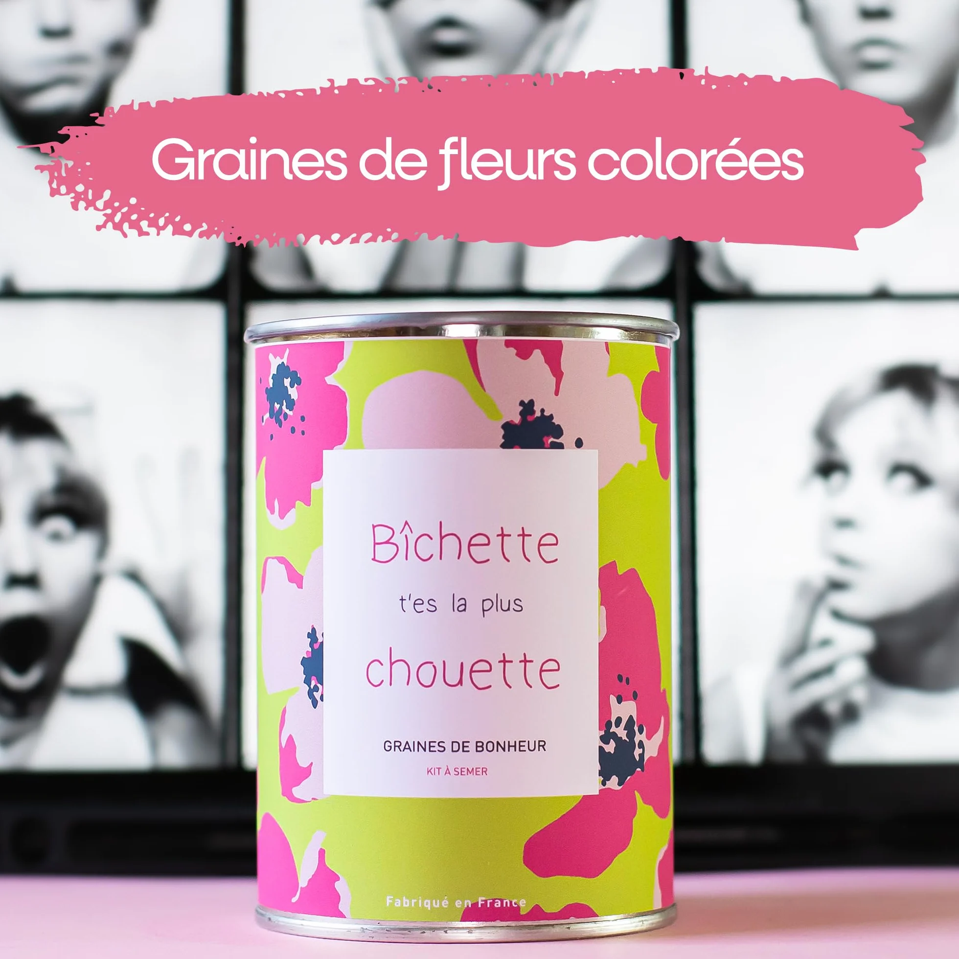 Mauvaises Graines - Kit de Graines de Fleurs à Semer Bichette - Idée Cadeau Original Fabriqué en France