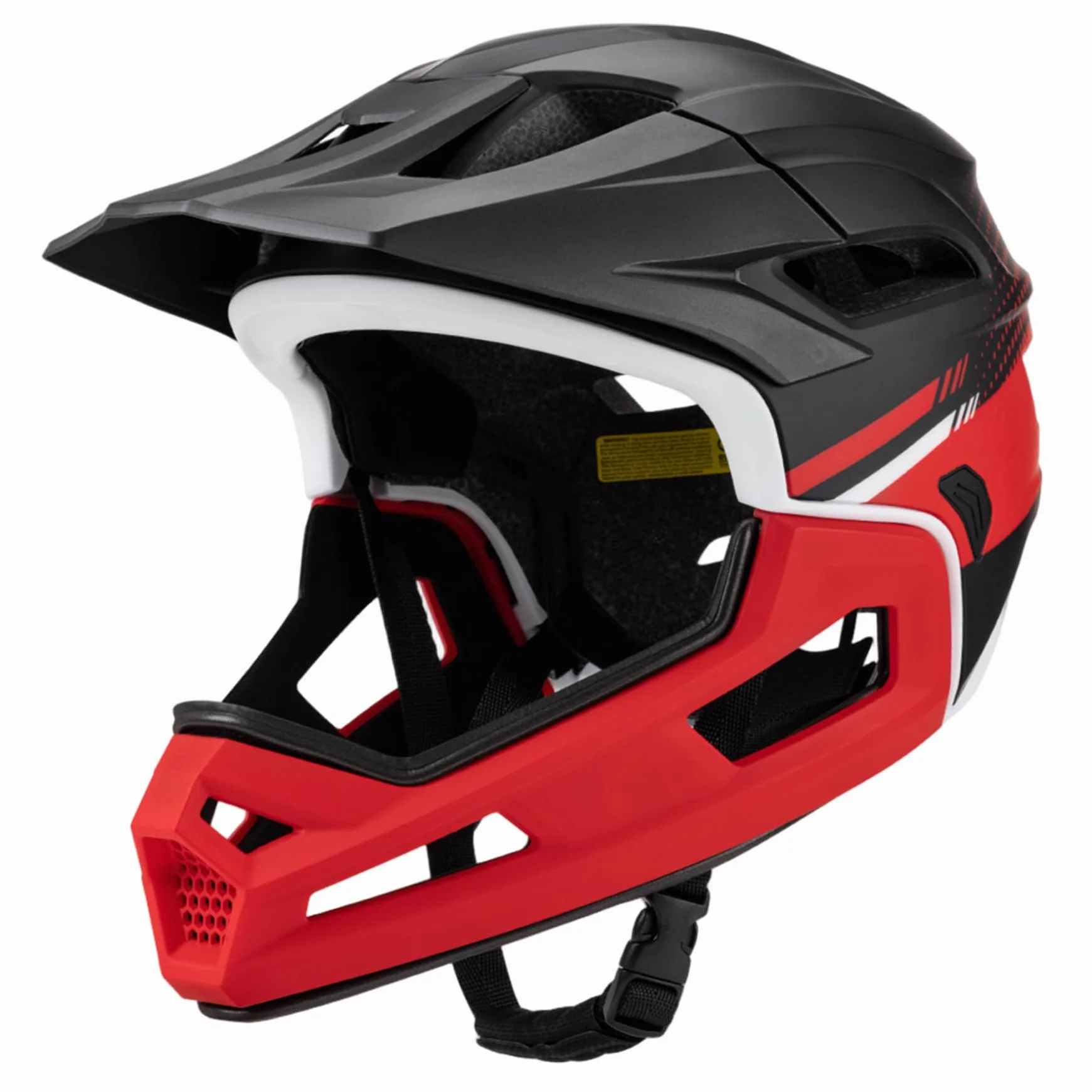 Casque de vélo de Montagne pour Adulte - Casque intégral vélo Montagne avec mentonnière Amovible - Ventilé, réglable et léger pour Homme et Femme