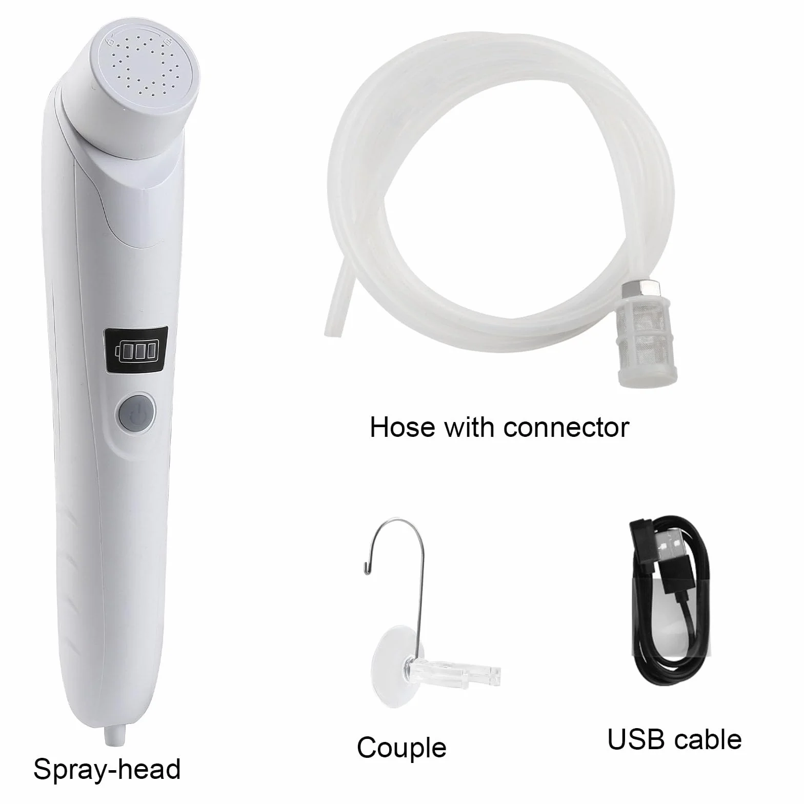 douche portable d'extérieur,Douche électrique tout à main,étancheIPX6,recharge USB,batterie intégrée,compact et portable,adapté pour le camping en plein air,les douches de plage,la randonnée