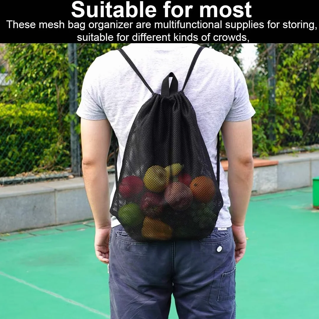 sac en filet, sac à dos en filet, sac de plage en filet, sac en nylon, sac de gym en filet, sac de rangement en filet, sac en filet, voyage camping fitness natation