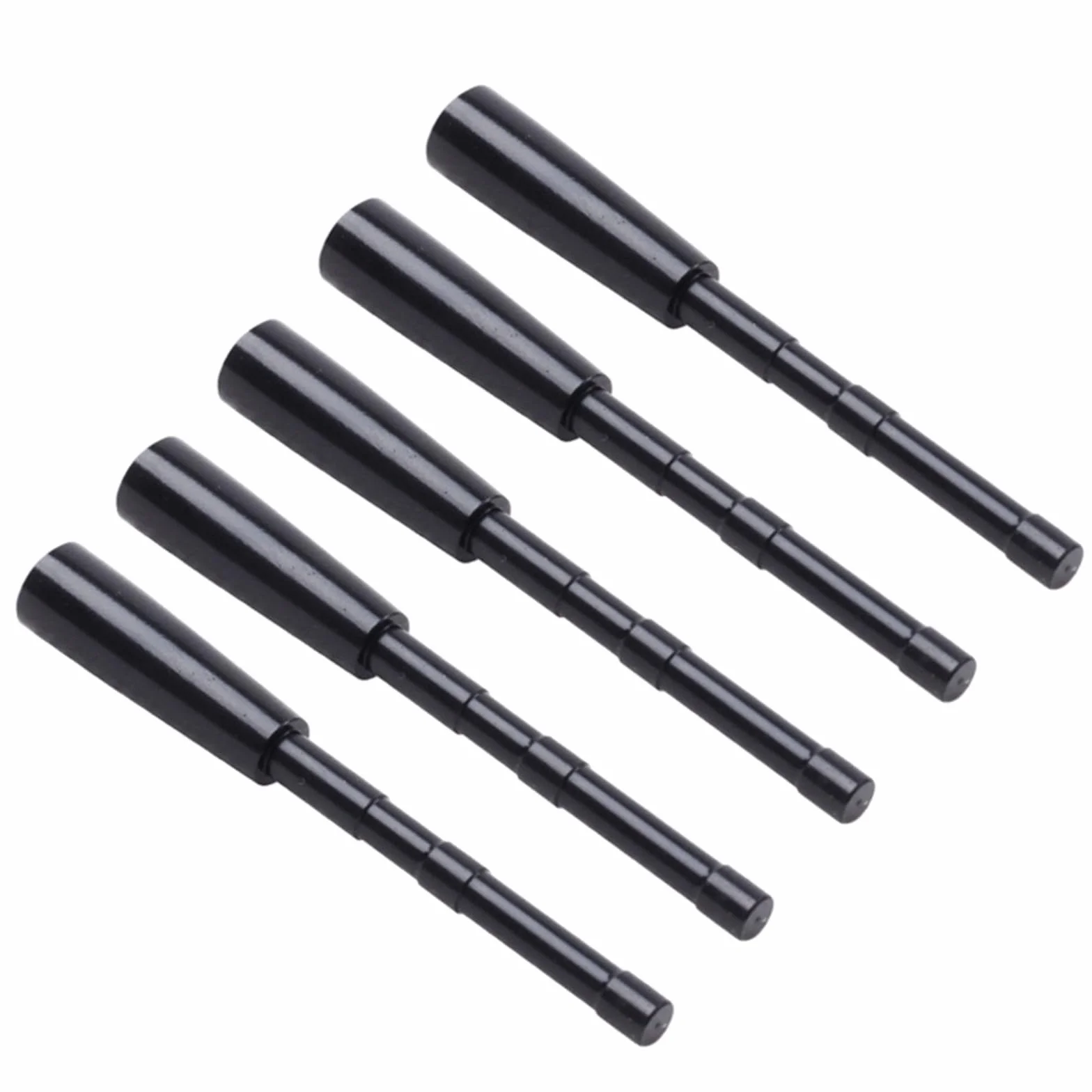 Lot de 10 embouts de flèches en aluminium avec embouts de flèches et embouts de flèches pour diamètre de 4,2 mm