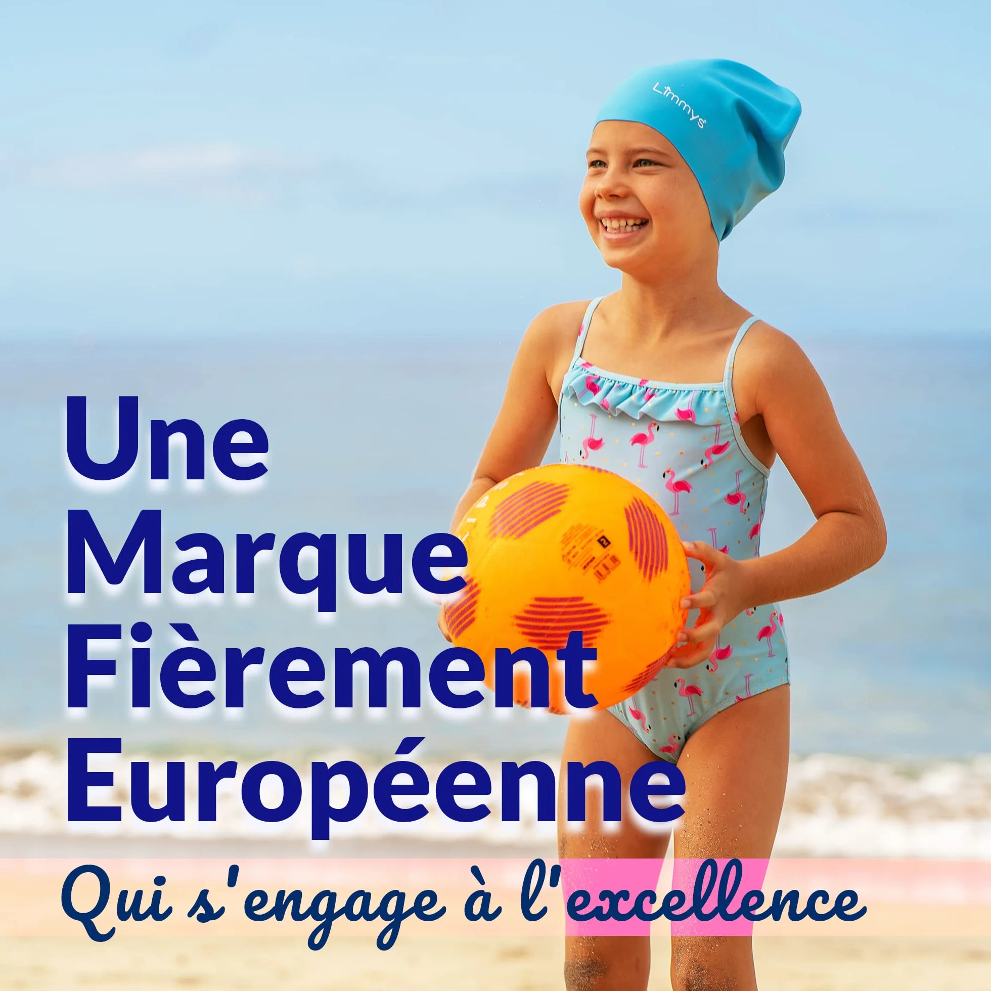 Bonnet de Bain en Silicone pour Enfants Cheveux Longs – Antidérapant, Ajustement Confort, Silicone sans Latex