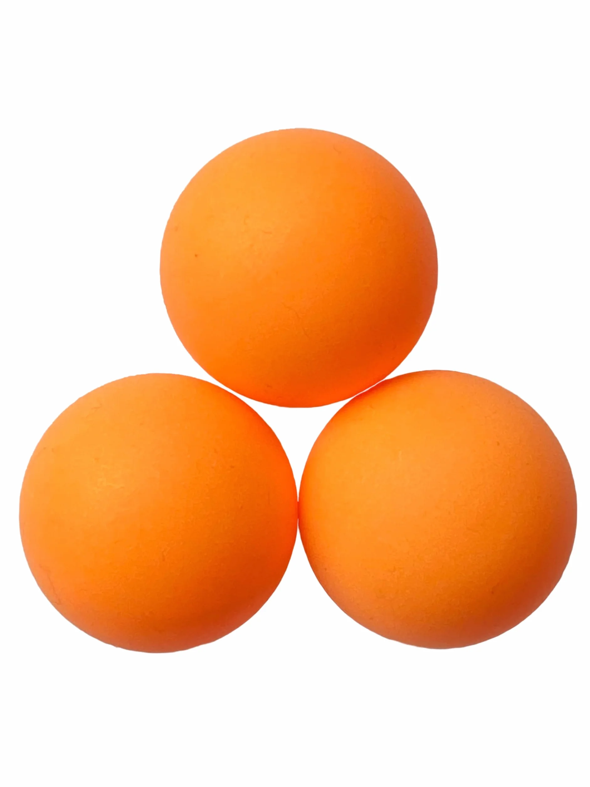GmbH 75 Balles de Tennis de Table 38 mm sans Impression Orange Matériau Solide