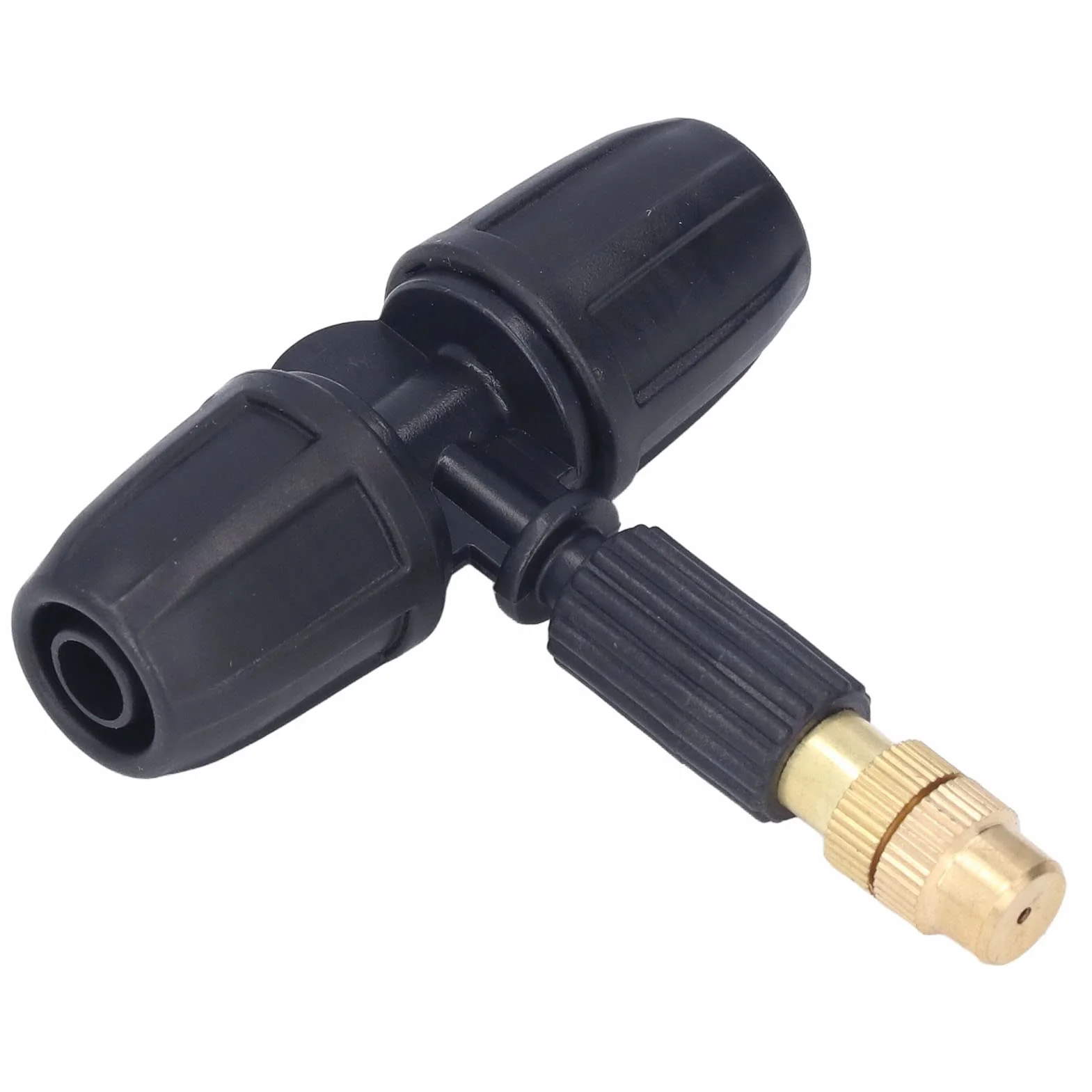 Buse d'atomisation en cuivre avec tuyaux en T réglable pour jardinage serre 8/11 mm