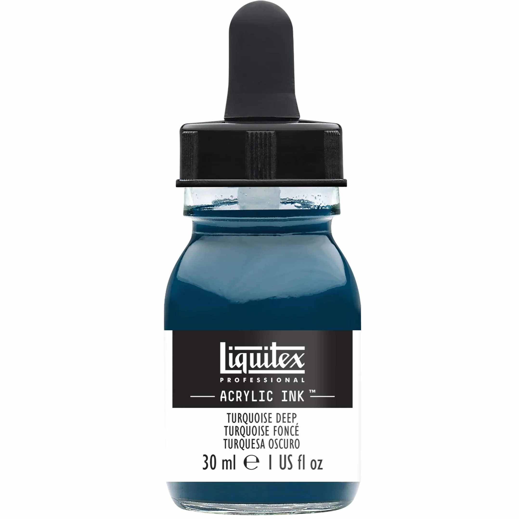 Liquitex Professional Encre Acrylique 30 ml Turquoise Foncé Flacon Avec Pipette