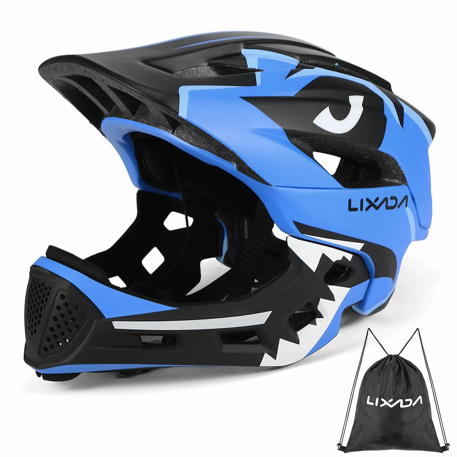 LIXADA Casques de Vélo Enfants Casque Intégral Détachable Casque de Sécurité Sportive pour Vélo Skateboarding Roller Skating roulettes