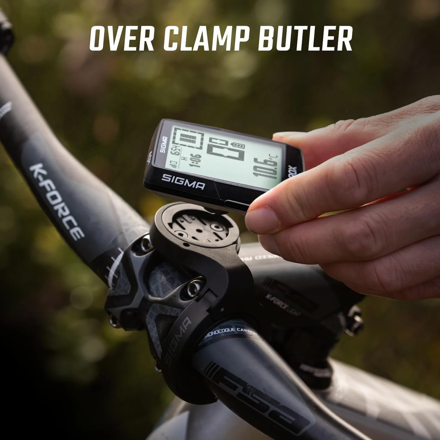 SIGMA ROX 4.0 SE| Édition spéciale |Ordinateur de vélo sans Fil GPS & Navigation INCL. OVERCLAMP Butler | Navigation GPS extérieure avec altimétrie | Compatible avec Les vélos électriques