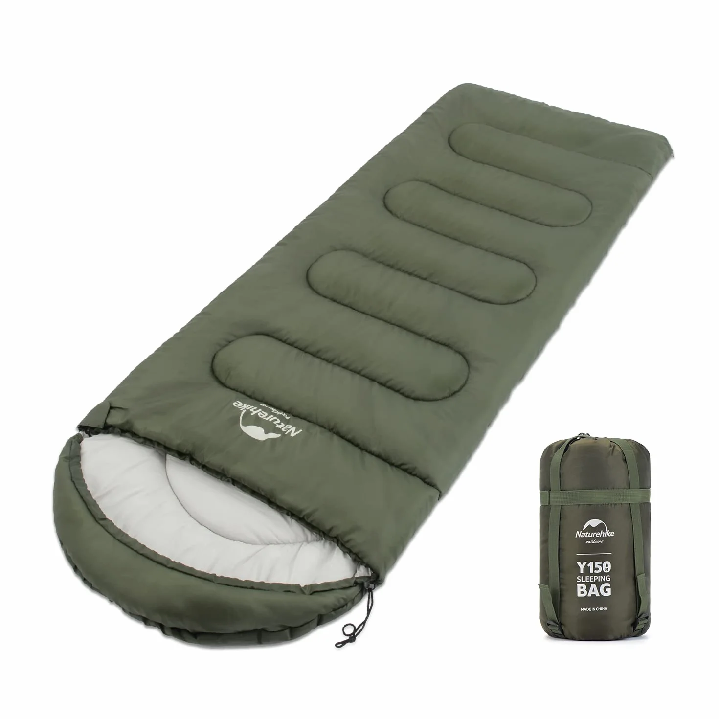 Naturehike Sac de couchage rectangulaire 4 saisons 2 personnes imperméable léger