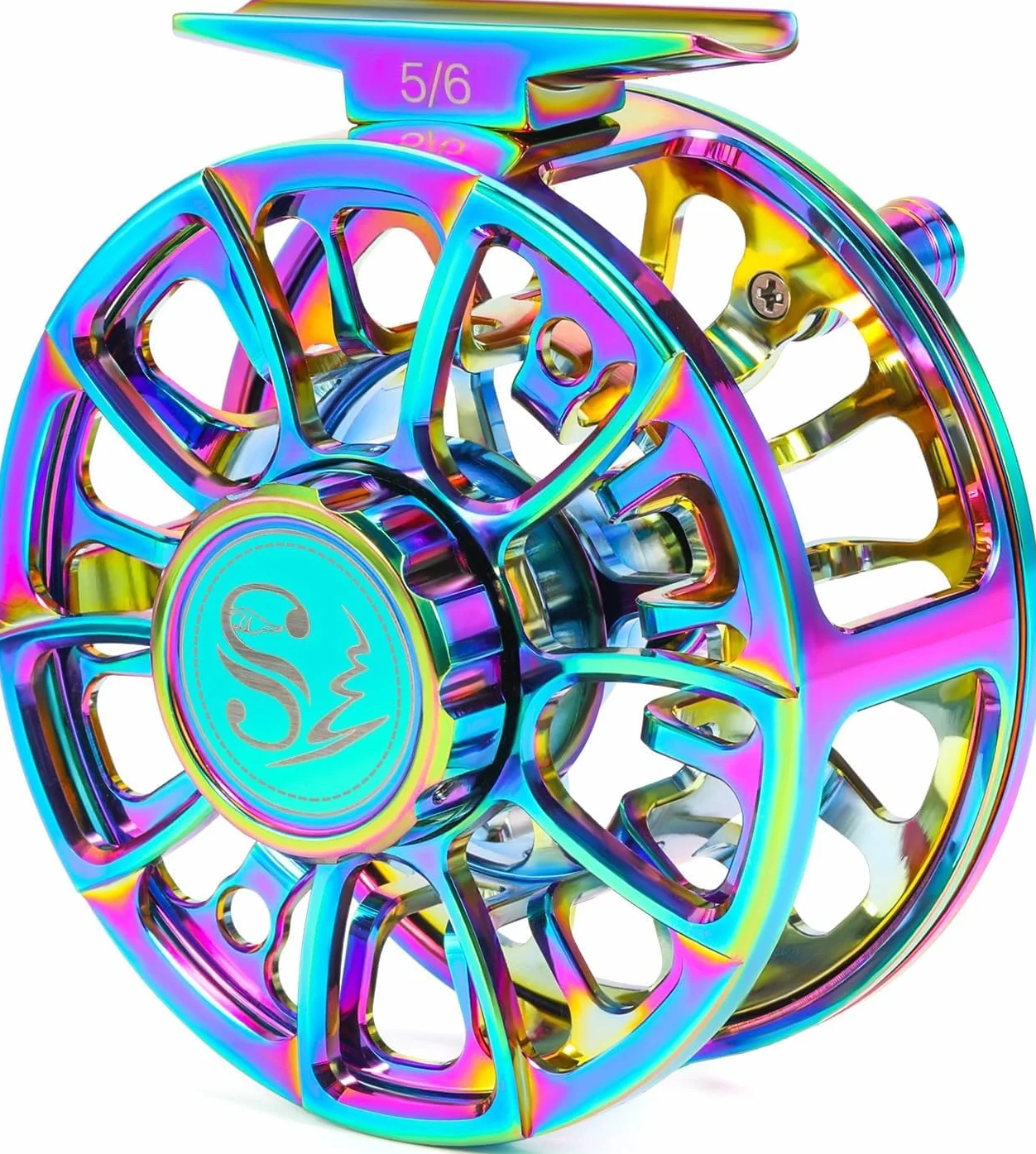 Yun Nong Moulinet de pêche à la mouche, en alliage d'aluminium usiné CNC, léger pour la truite, taille 5/6, 7/8, moulinet compact et durable pour la pêche en eau douce, le lancer, la pêche à la ligne
