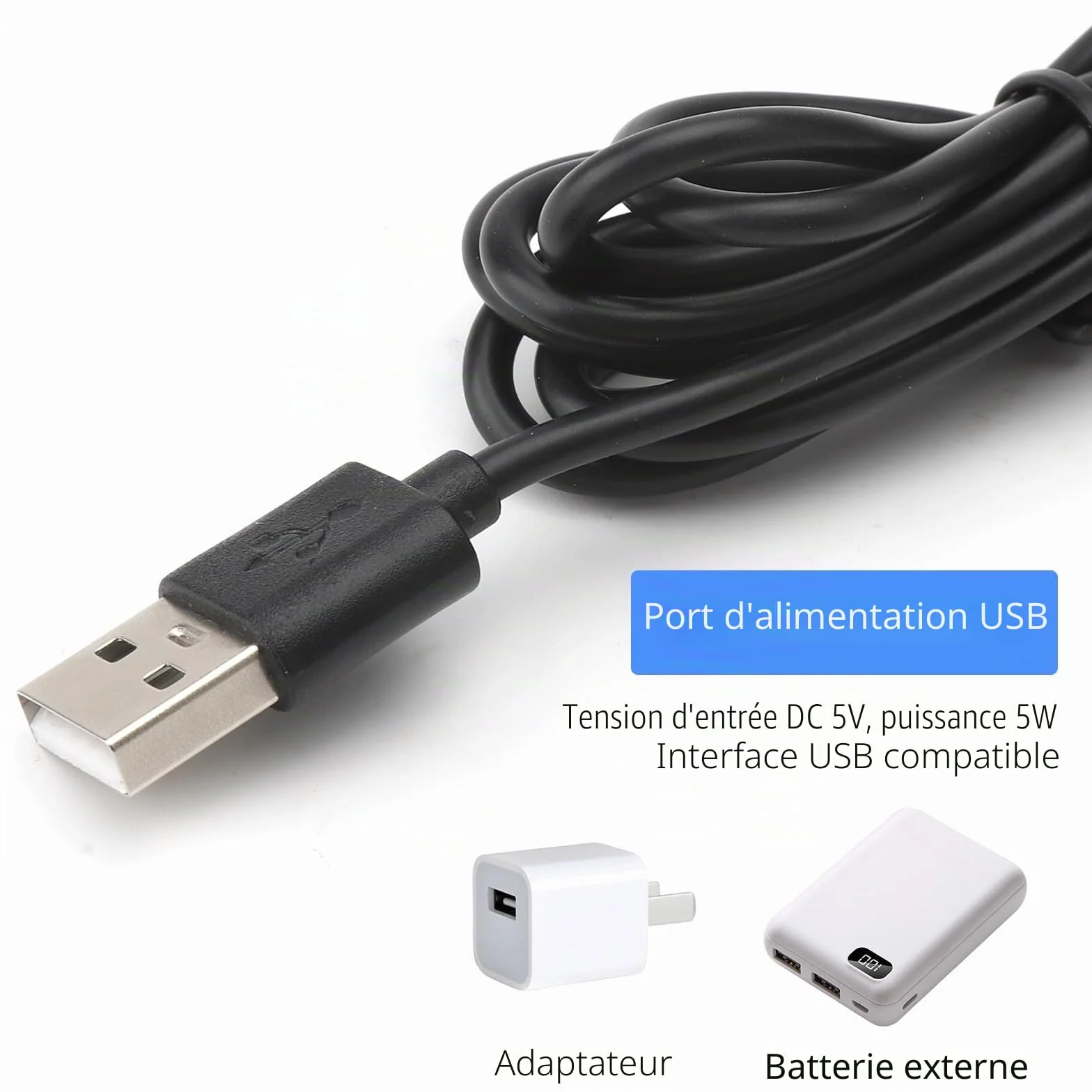 Brumisateur à Ultrasons LED USB avec Protection Contre Le Manque d'eau pour Fontaine d'étang