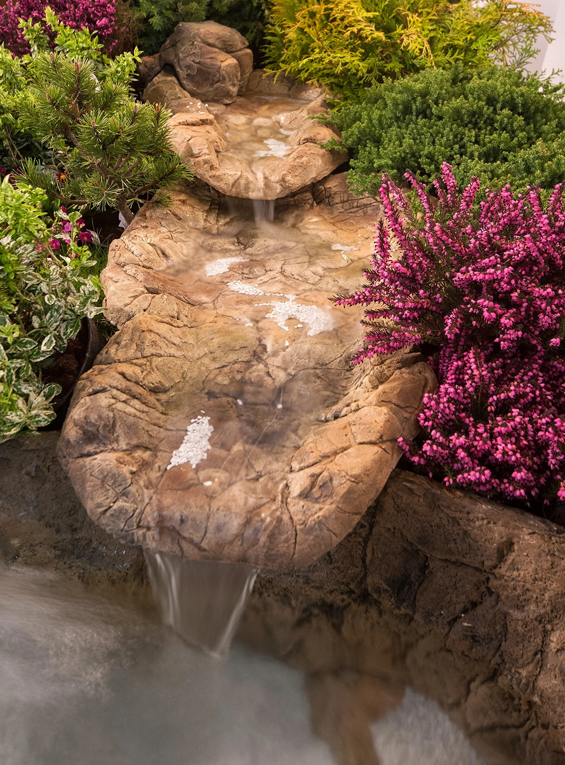Cascade pour ruisseau de jardin 135 x 50 cm taille S