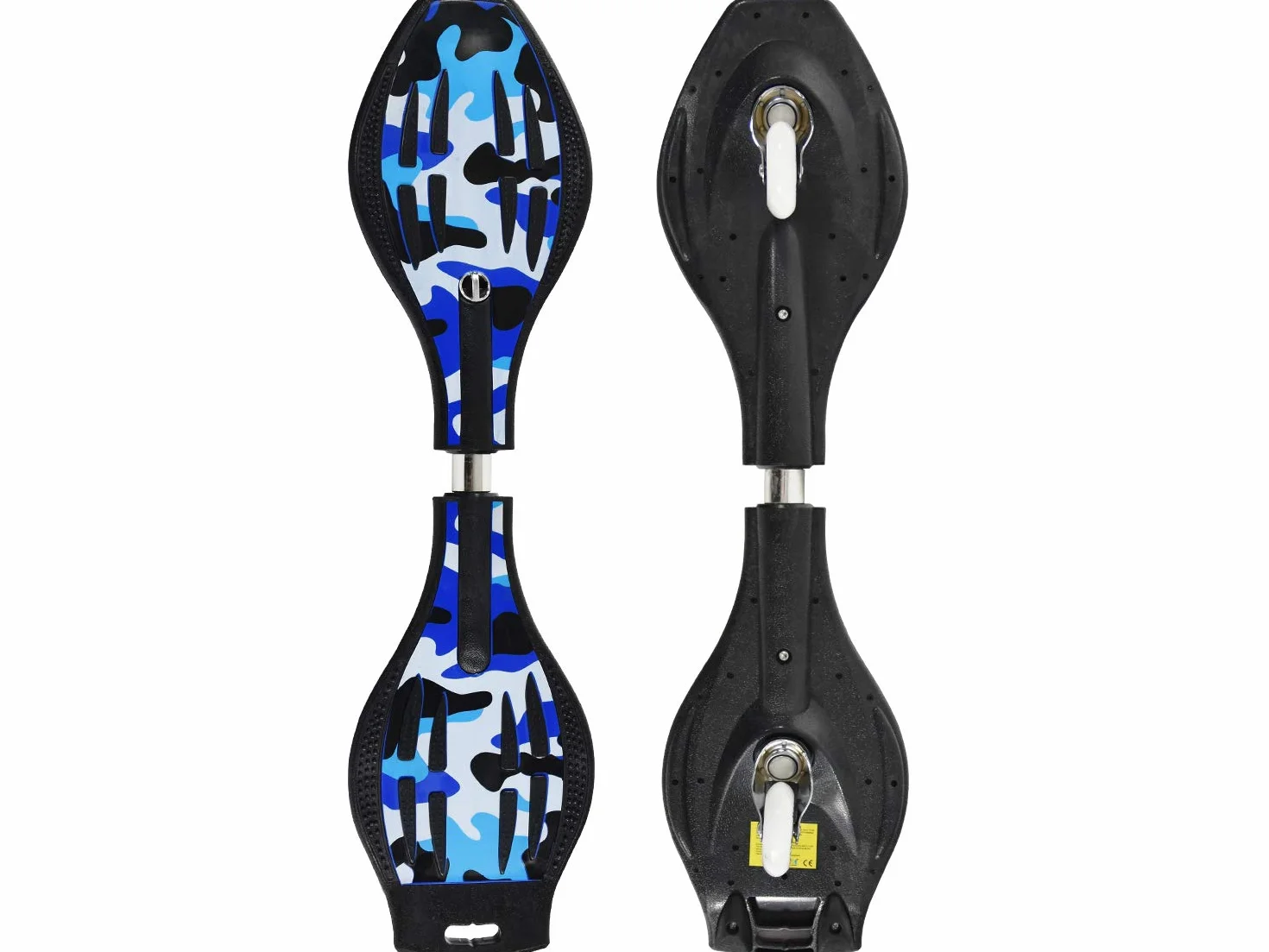 Makrofit MAXOfit Pro XL 14032 Ben Waveboard 88 x 23 x 30 cm Charge Max 95 kg, Sac et Roues Fluo Inclus
