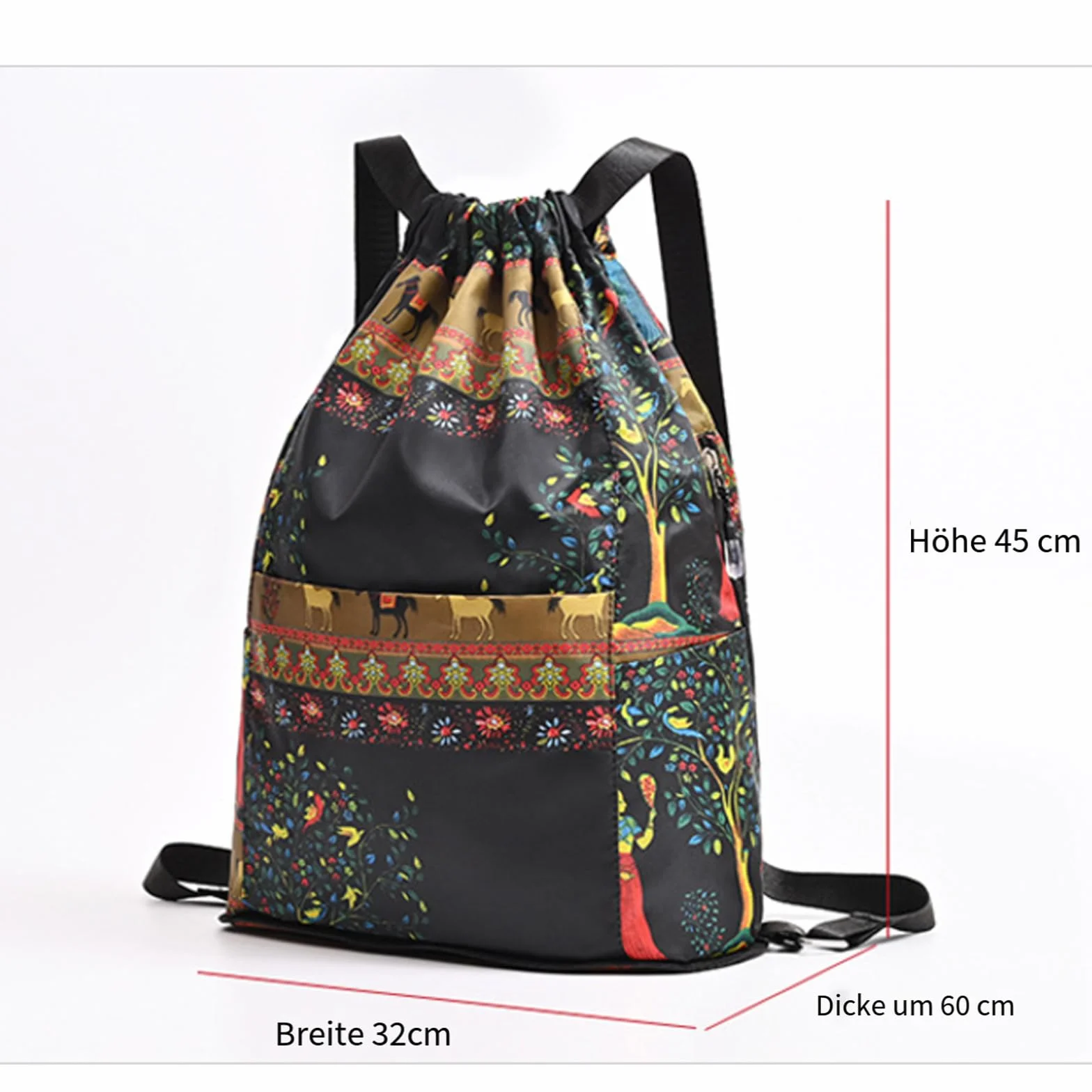 Sac de sport avec cordon de serrage, sac de gym pour femme avec poche extérieure, poche intérieure, sac à string imperméable, sac de gym pour homme, grande capacité, pliable, séparation sèche et