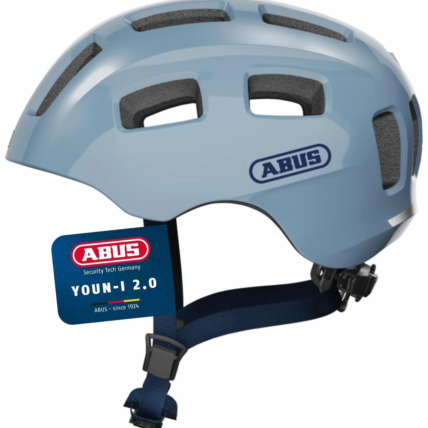 ABUS Casque de vélo Youn-I 2.0 - avec lumière pour Enfants, Adolescents et Jeunes Adultes - pour Filles et garçons