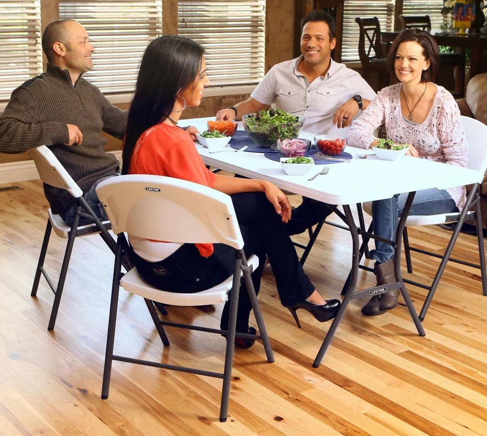 Lifetime Table Pliante Blanc Granite 182,9 x 76,2 x 73,6 cm