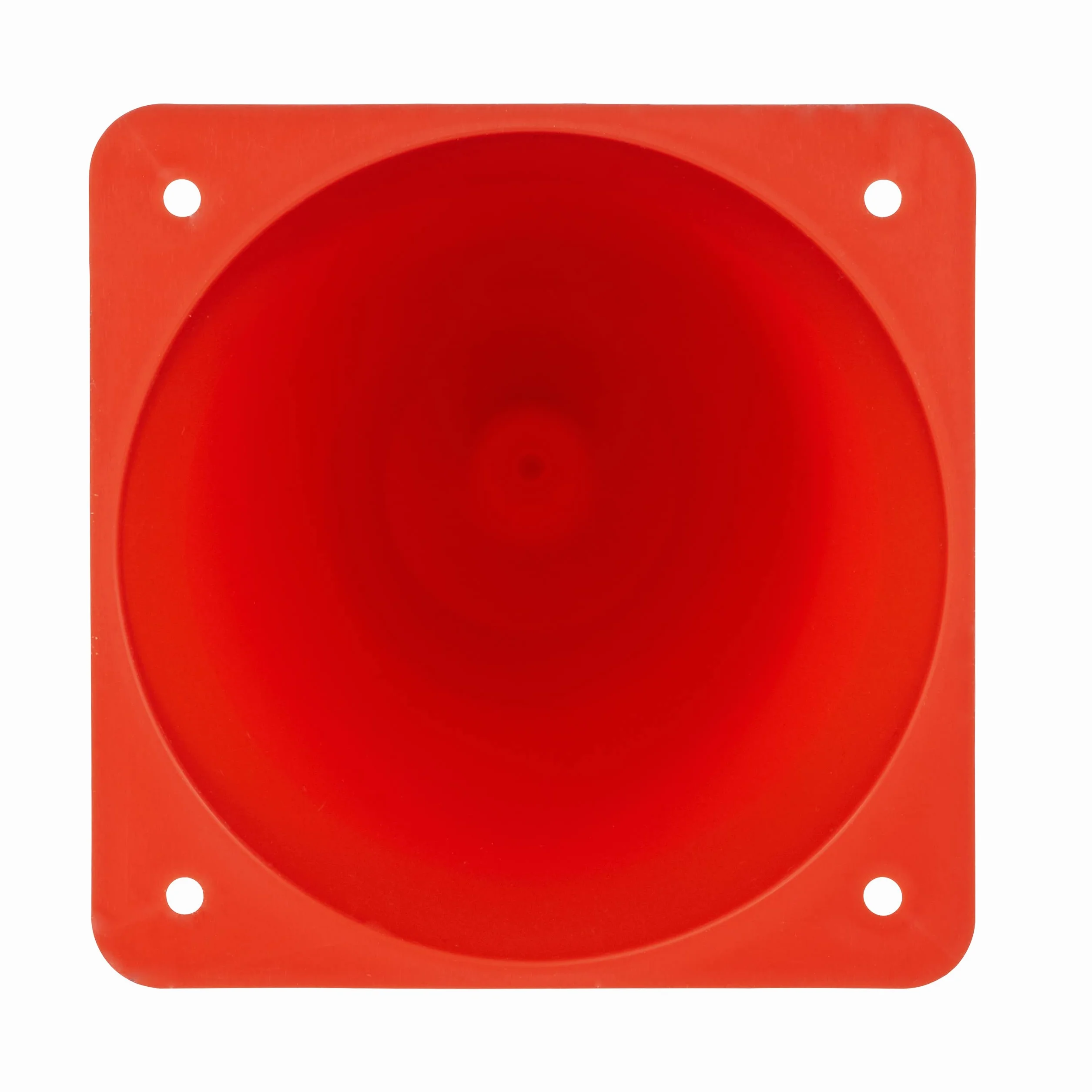 Relaxdays Cône de signalisation 22 cm Orange/Blanc Lot de 20 empilable