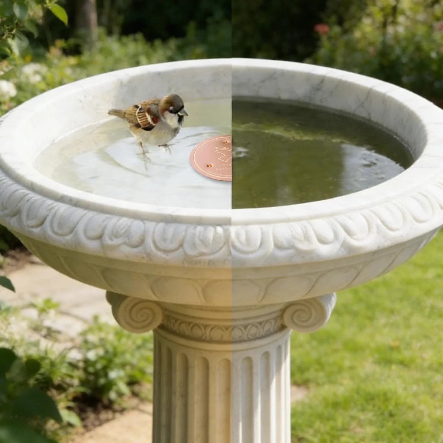 Plaque de Cuivre Pur 99,99% 0,6 mm Disque de Purification pour Bain d'oiseaux