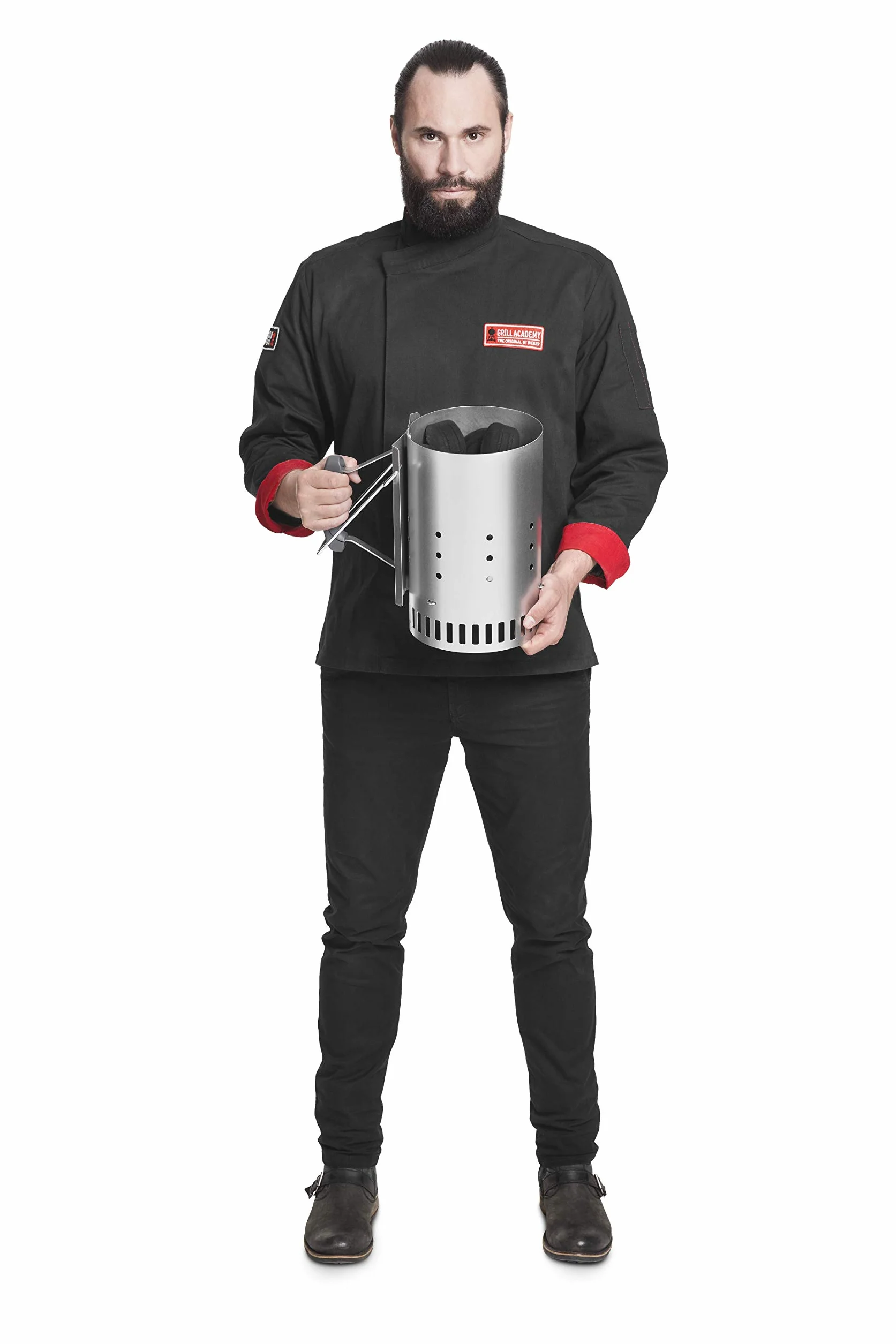 Weber Rapidfire Cheminée d’allumage Barbecue Charbon 6L Acier 32x20,5x32,5 cm