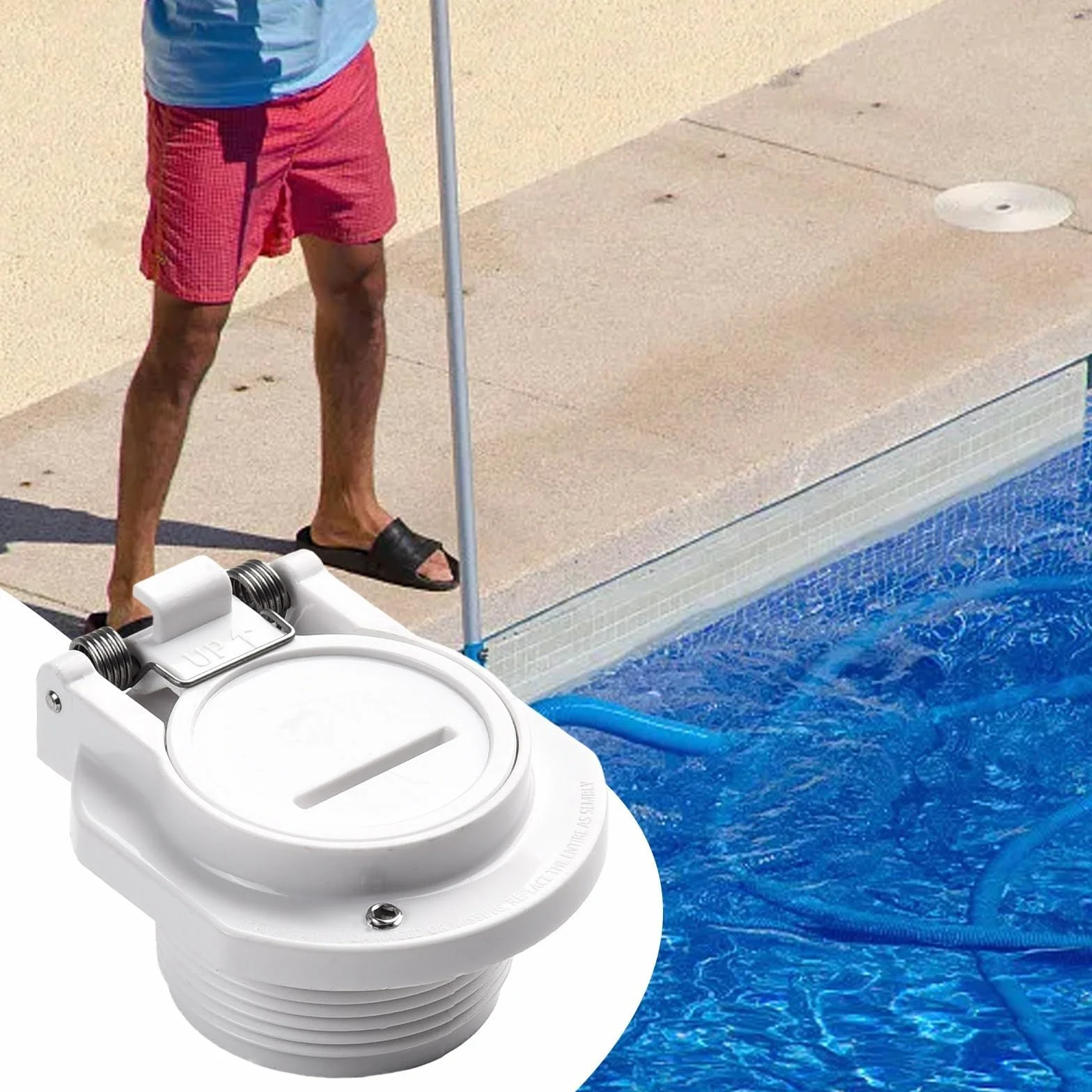 Hayward Raccord Mural de Sécurité pour Piscine GW9530 avec Déconnexion Rapide