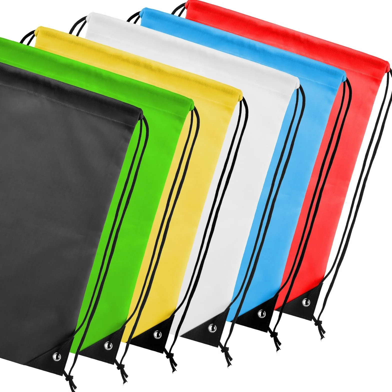 Sac à Dos Cordon Etanche 6 Pièces Grande Capacité pour Sport, Fitness