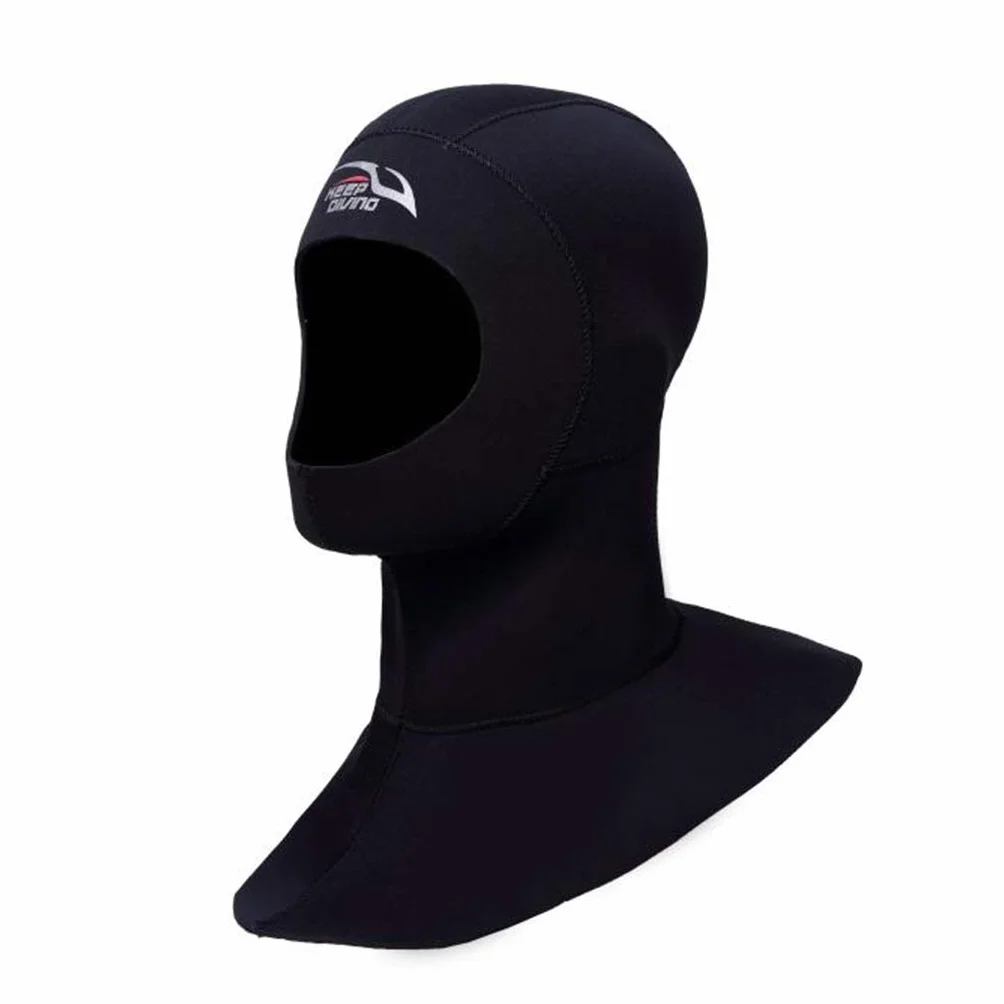 Sharplace Cagoule de en Néoprène de Qualité Supérieure avec Cagoule Ventilée 3mm Homme et Femme Casquette de Surf de Chaude pour La