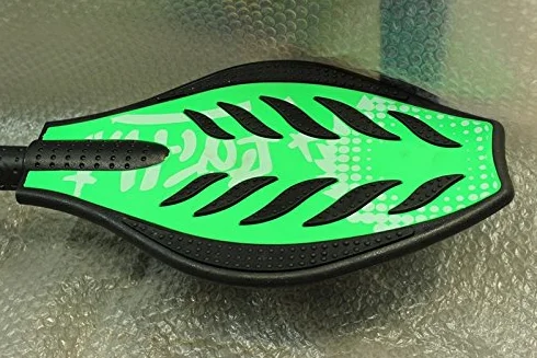 DiversitySport Waveboard avec roues clignotantes, Green With Design