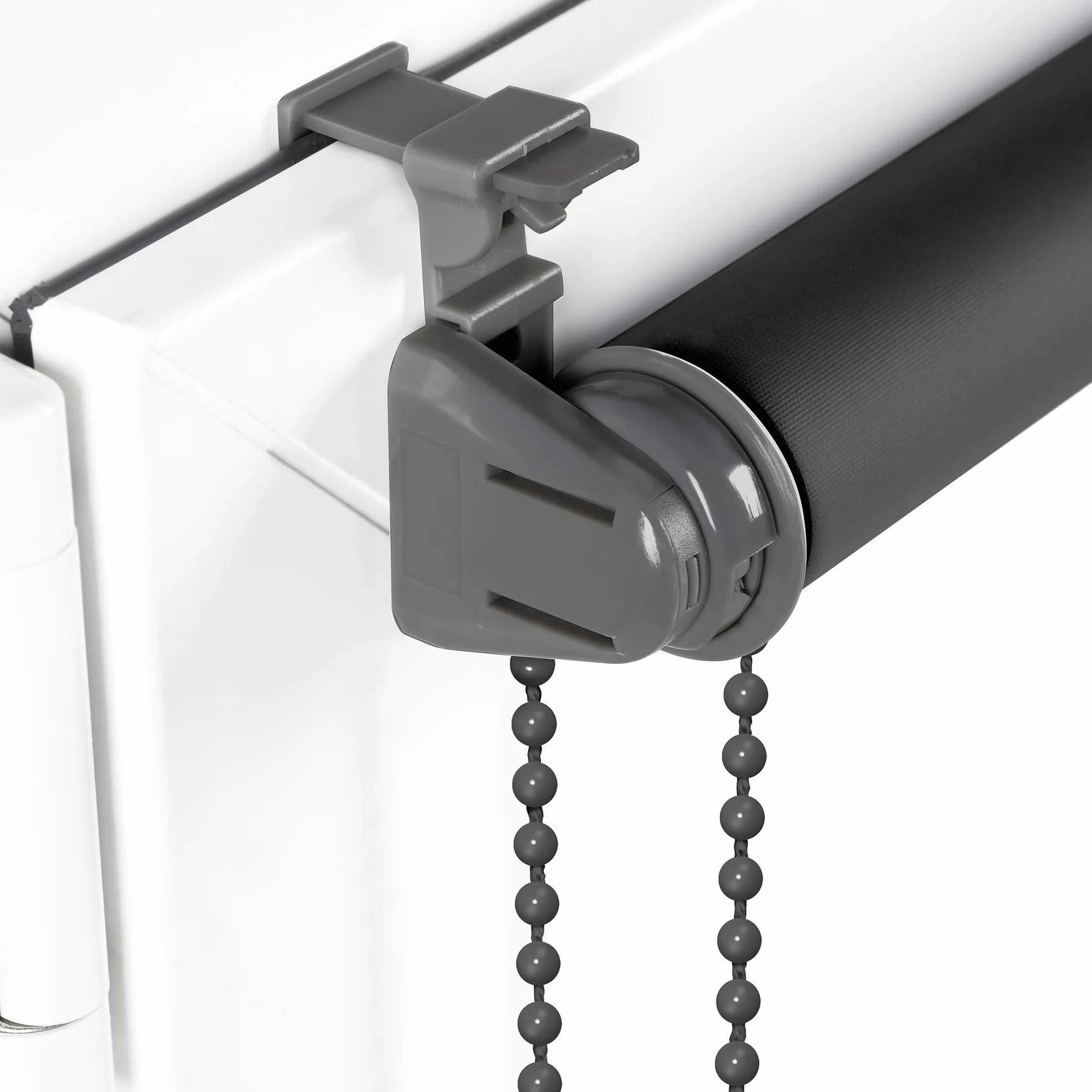 Sonello Store Occultant Klemmfix 50x100 cm Gris Opaque Store Enrouleur Fenêtres Portes Fixation sans Percage Protection Solaire
