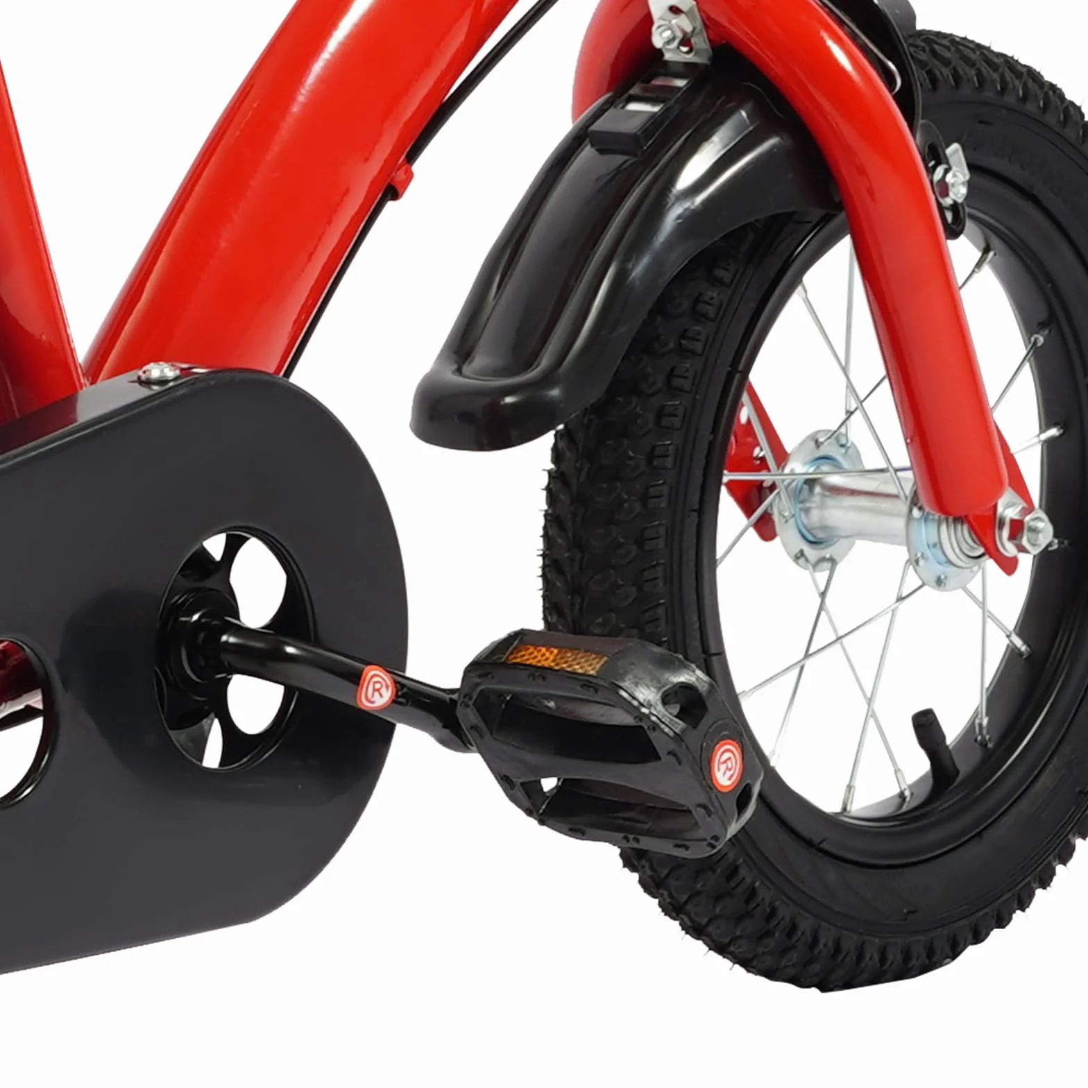 Vélo pour enfant 12" avec roues stabilisatrices, panier et bouteille d'eau