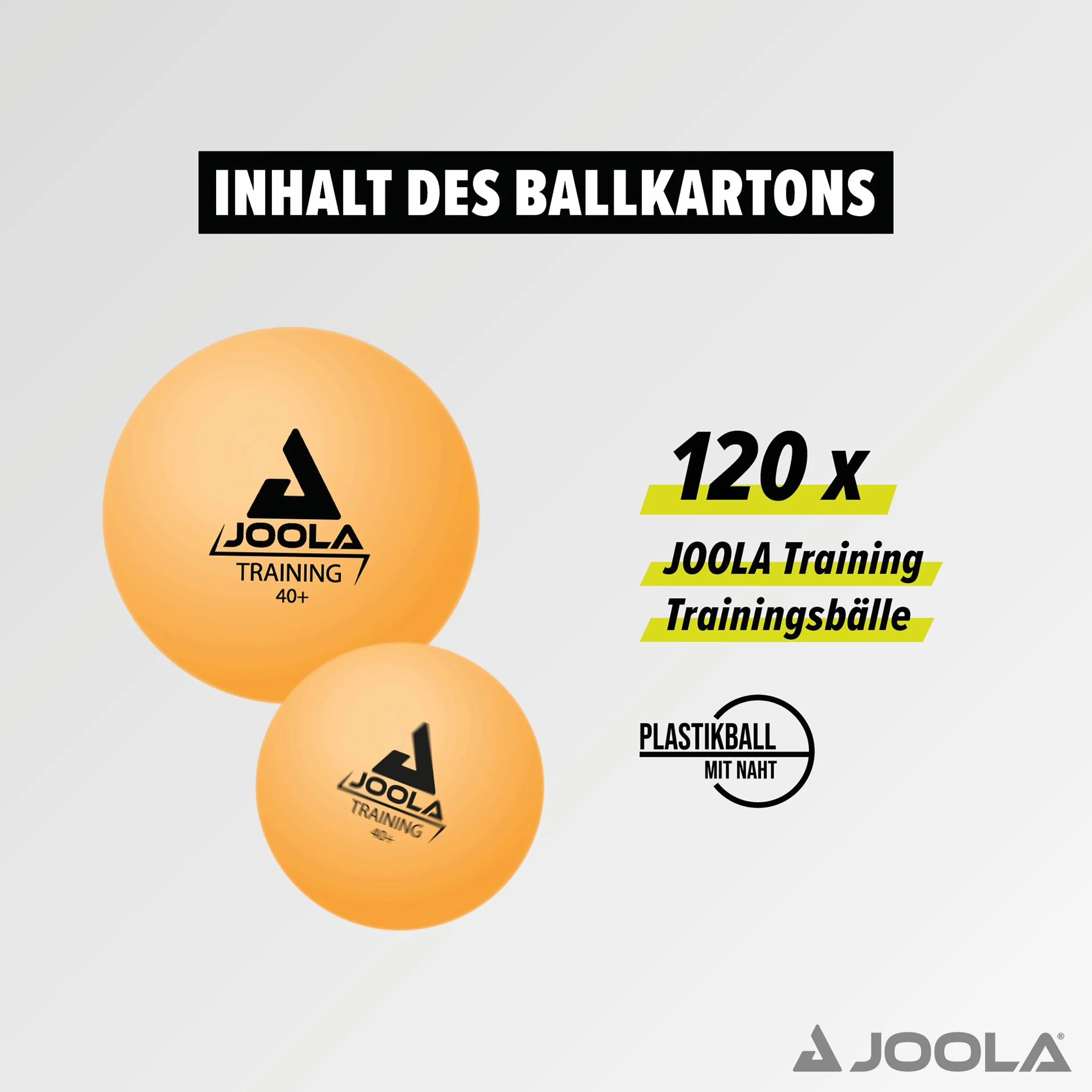 JOOLA Unisex's Training 120 Table Tennis Ball