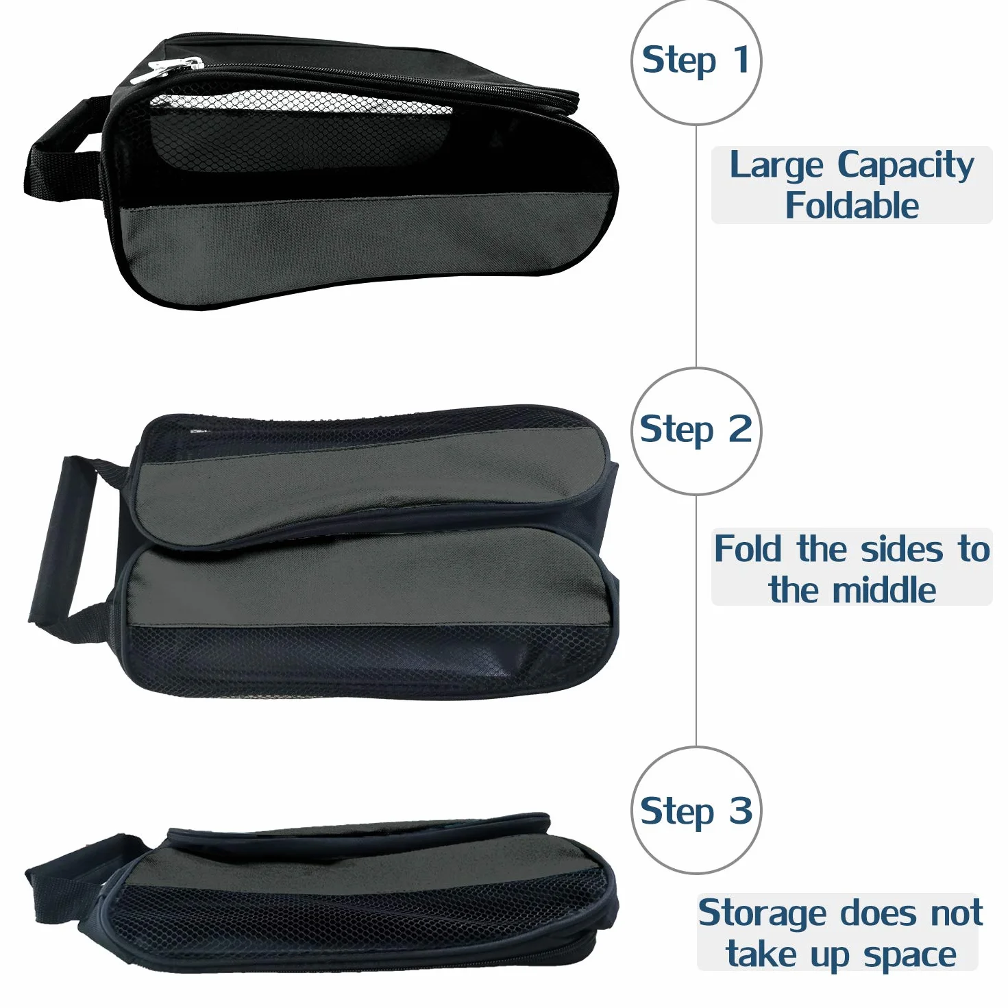 Sac à Chaussures de Golf pour Homme/Femme, Sac de Transport avec Ventilation